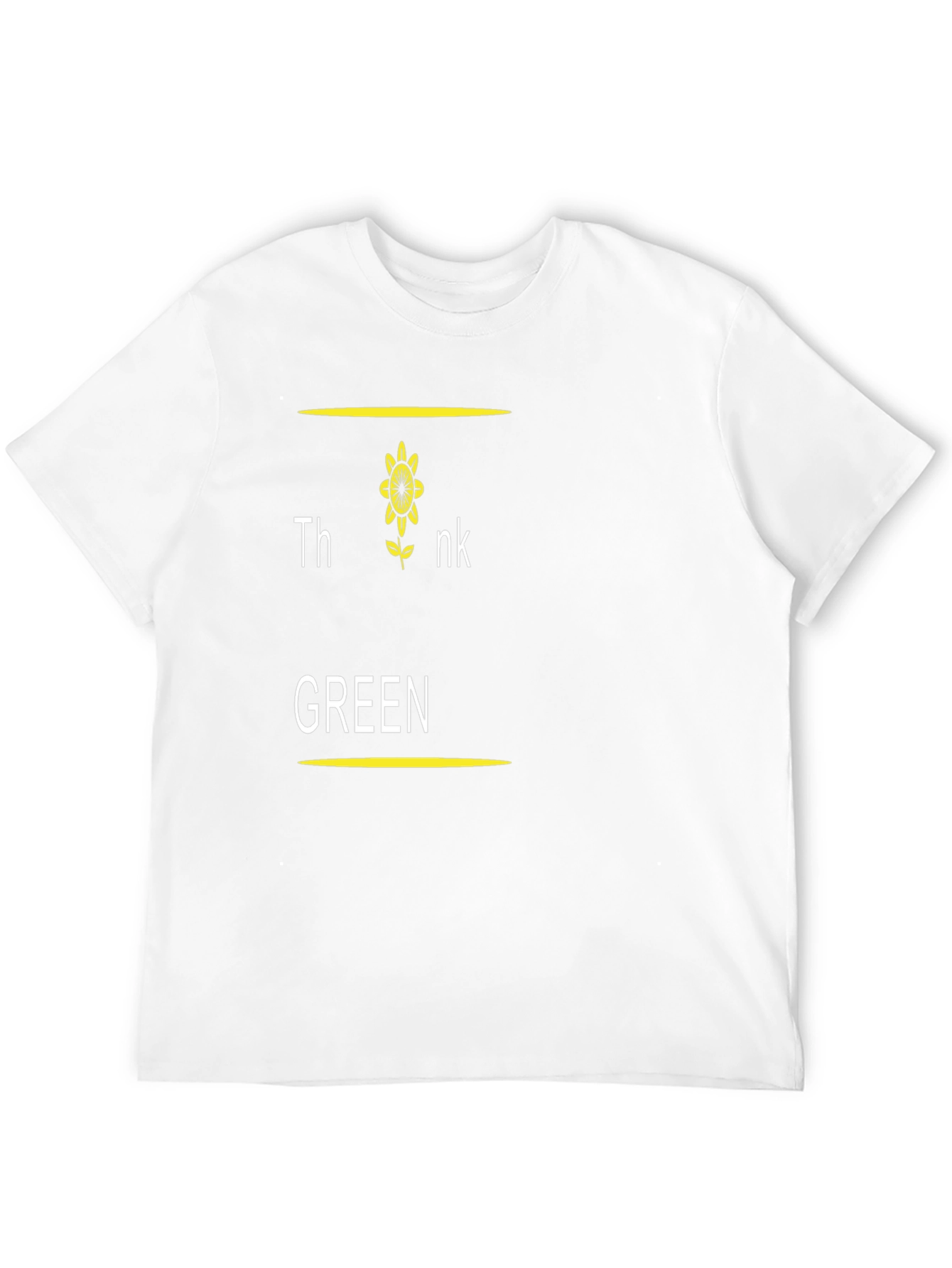 Think Green Graphic T-Shirt - Eco-Friendly Design