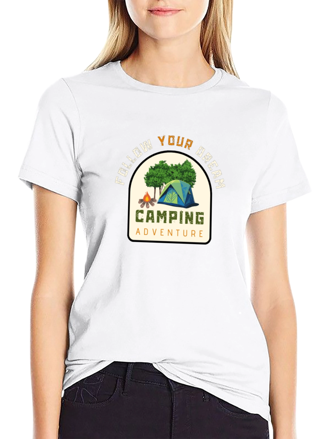 Camping Adventure Graphic T-Shirt