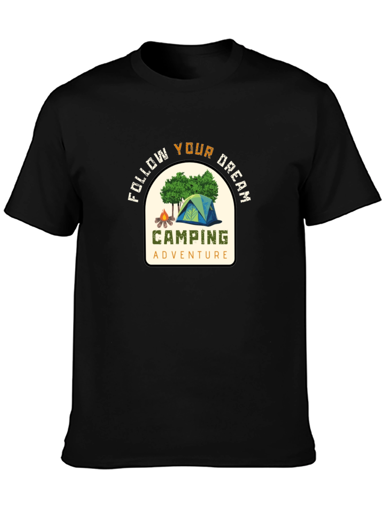 Camping Adventure Graphic T-Shirt