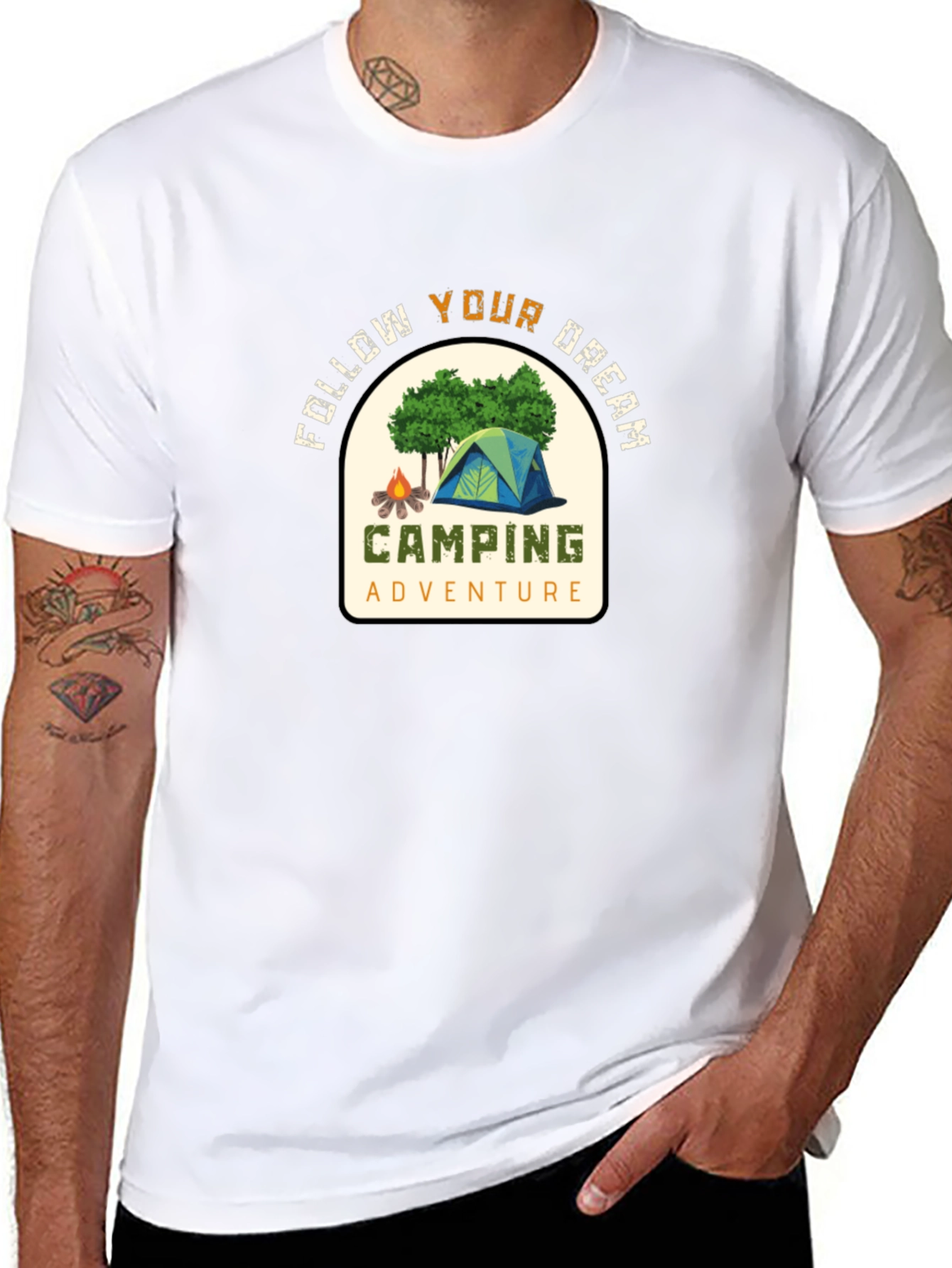 Camping Adventure Graphic T-Shirt