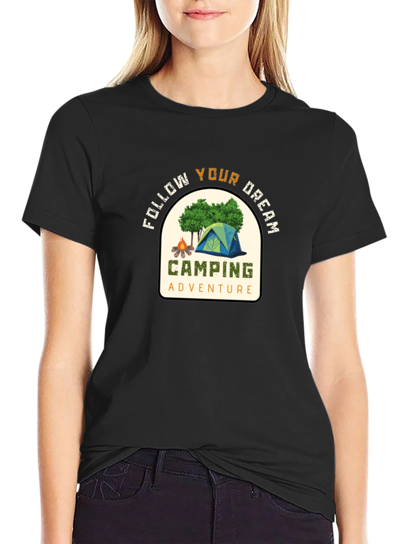Camping Adventure Graphic T-Shirt