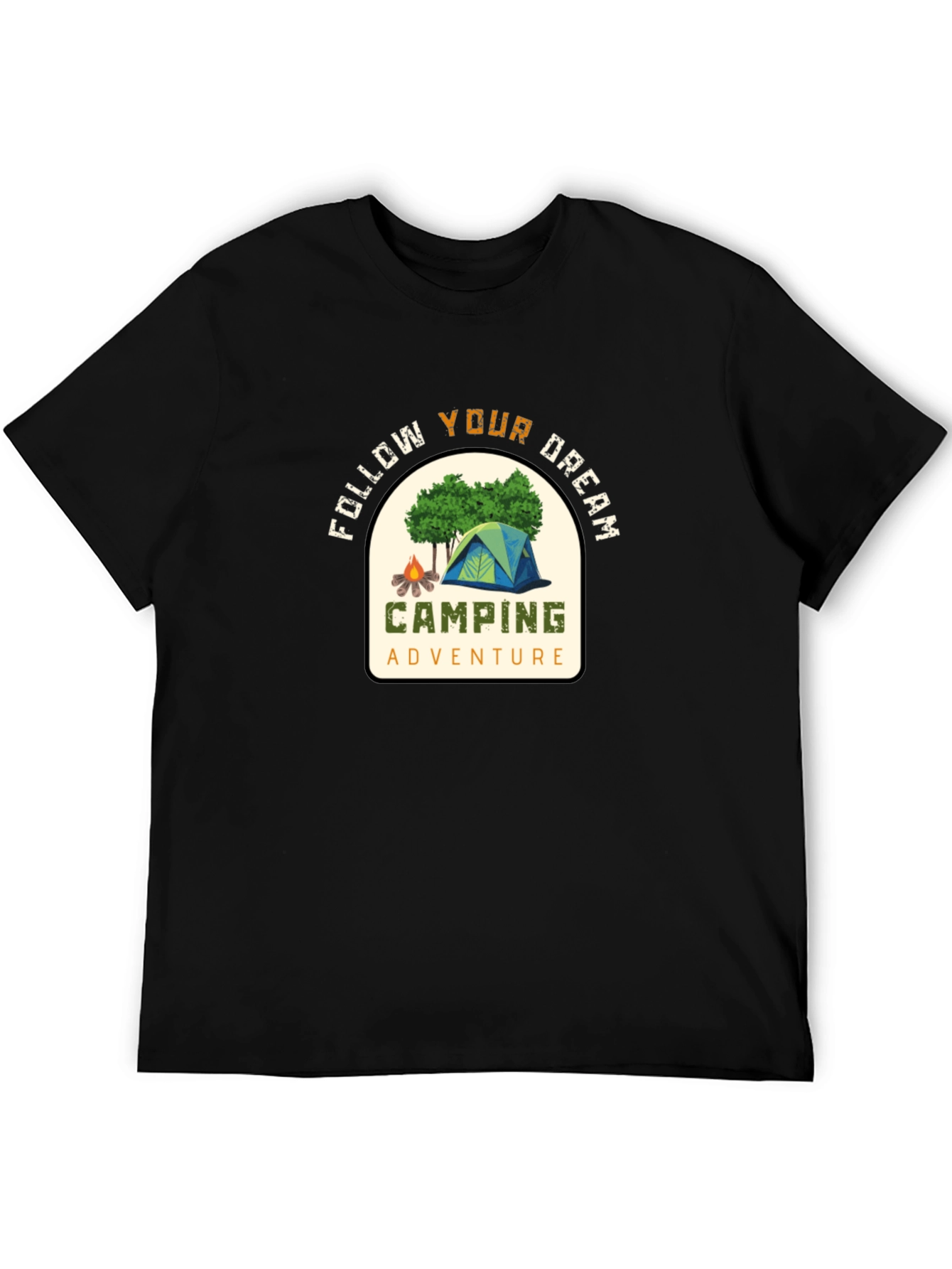 Camping Adventure Graphic T-Shirt
