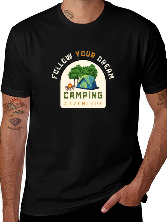 Camping Adventure Graphic T-Shirt