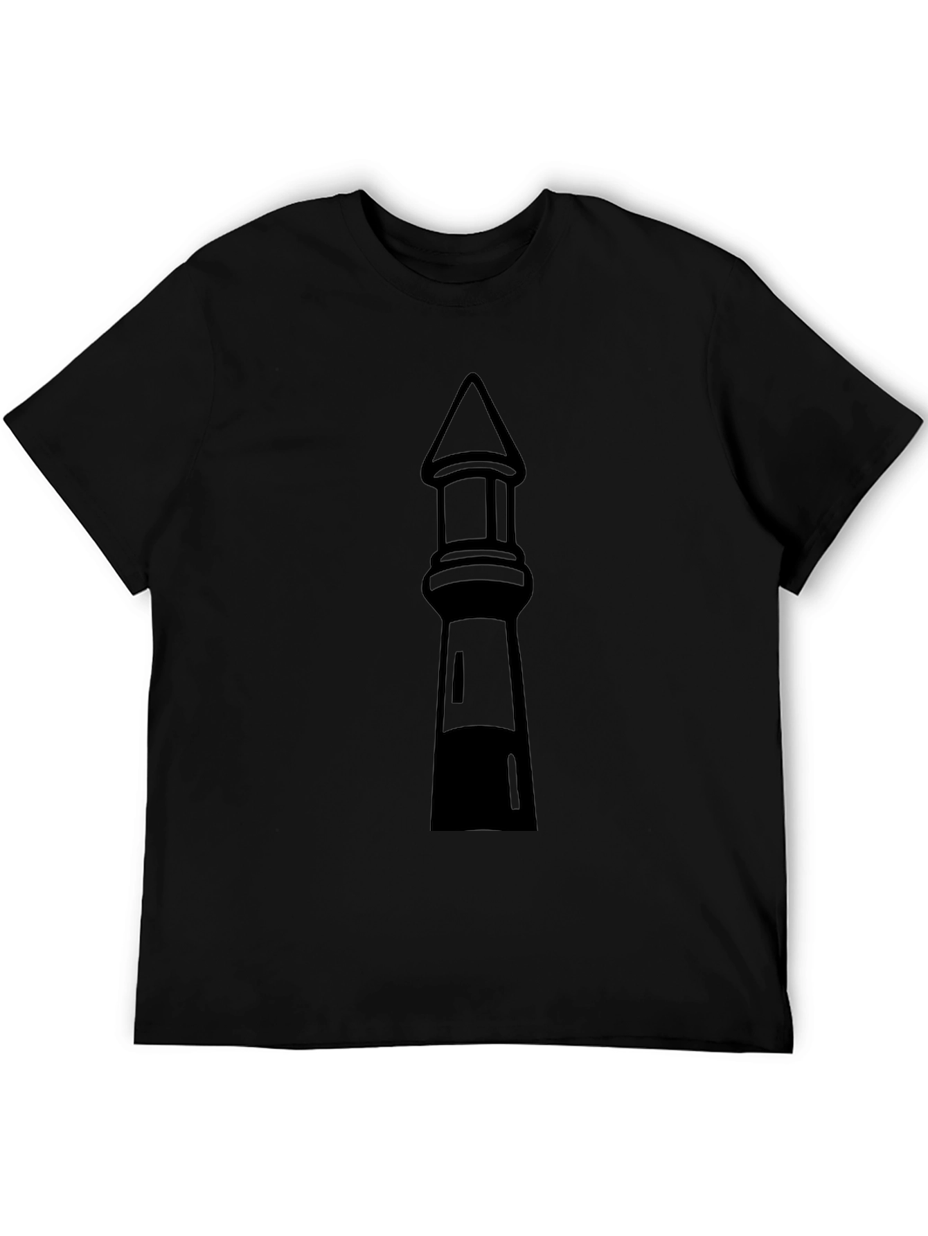 Lighthouse Graphic Black T-Shirt