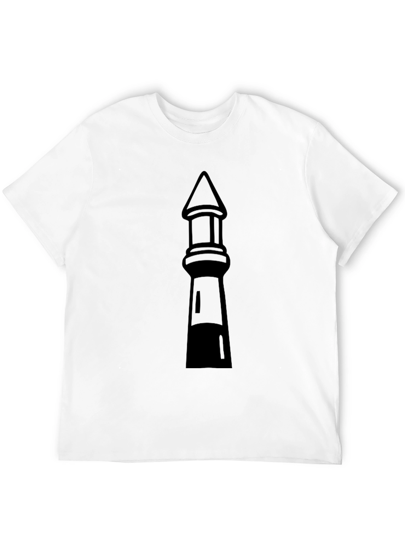 Lighthouse Graphic Black T-Shirt
