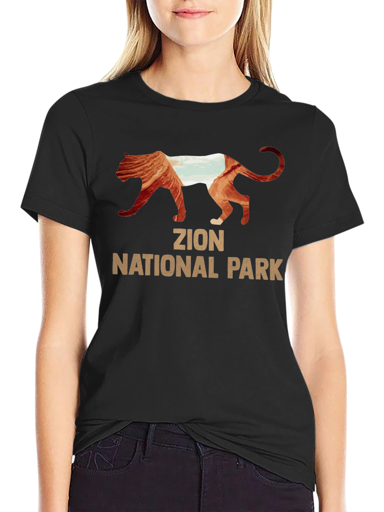 Zion National Park Mountain Lion T-Shirt