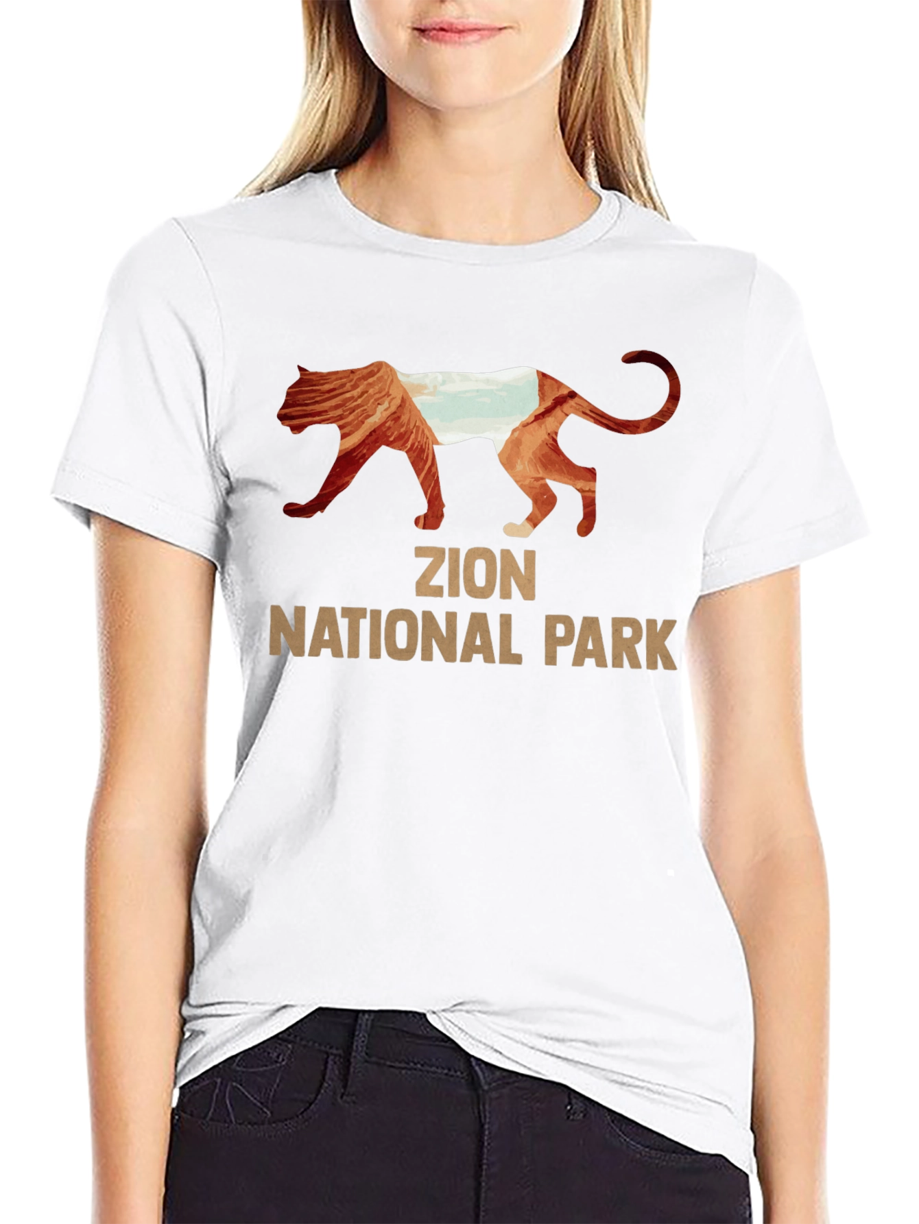 Zion National Park Mountain Lion T-Shirt