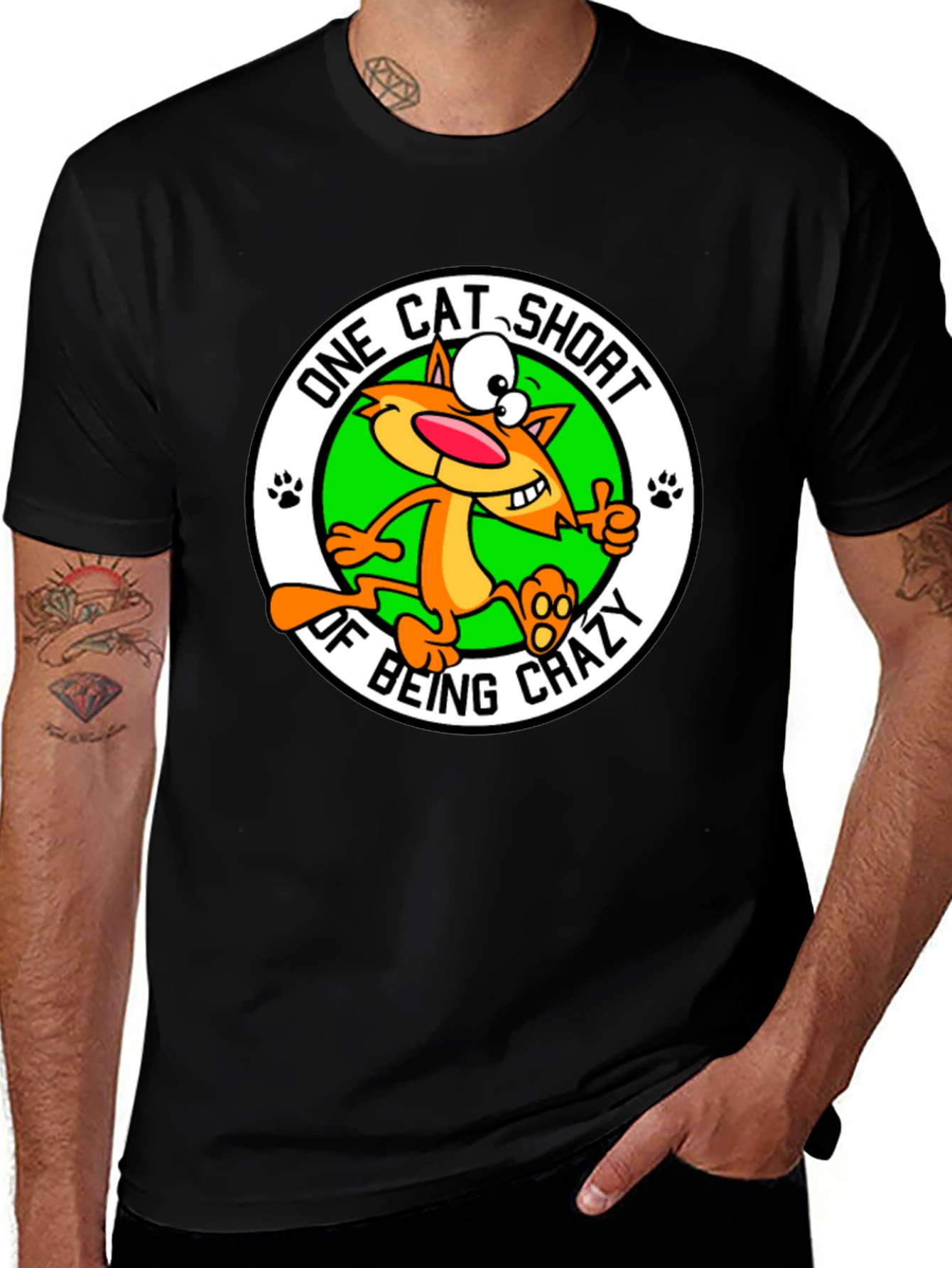 One Cat Short of Crazy T-Shirt