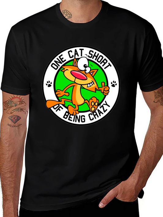 One Cat Short of Crazy T-Shirt