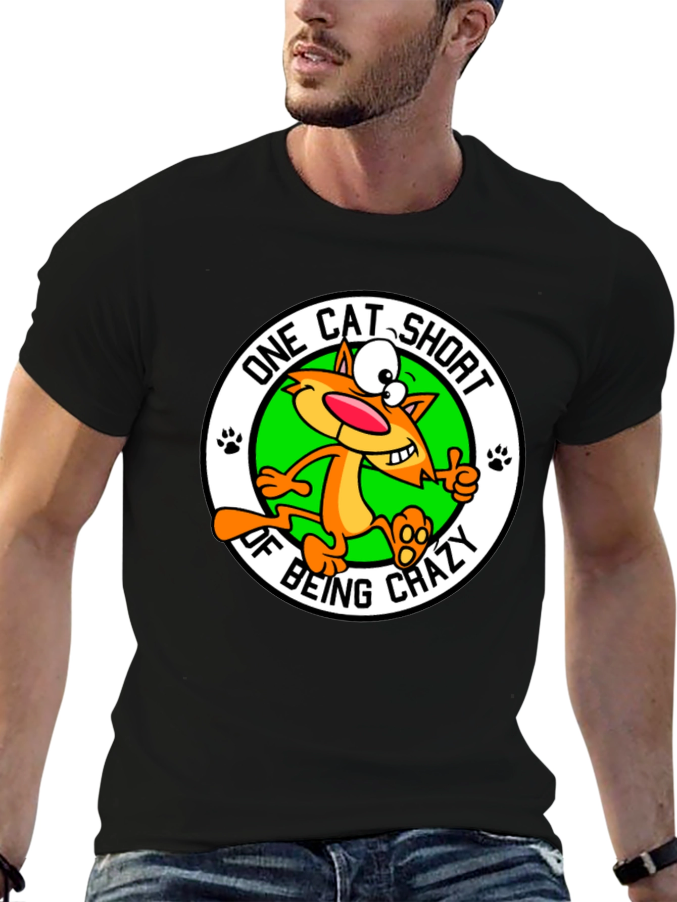 One Cat Short of Crazy T-Shirt