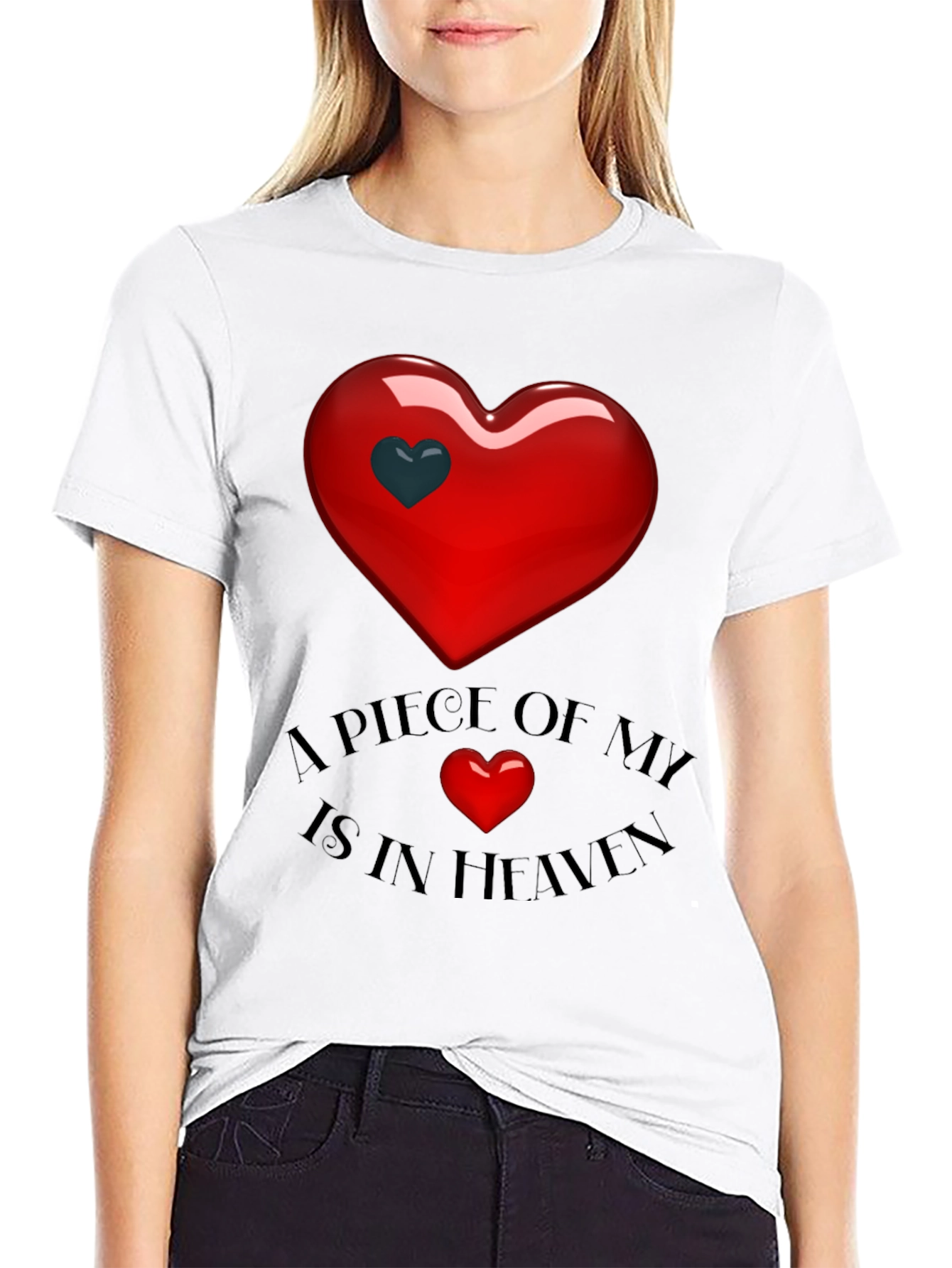 A Piece Of My Heart Is In Heaven T-Shirt