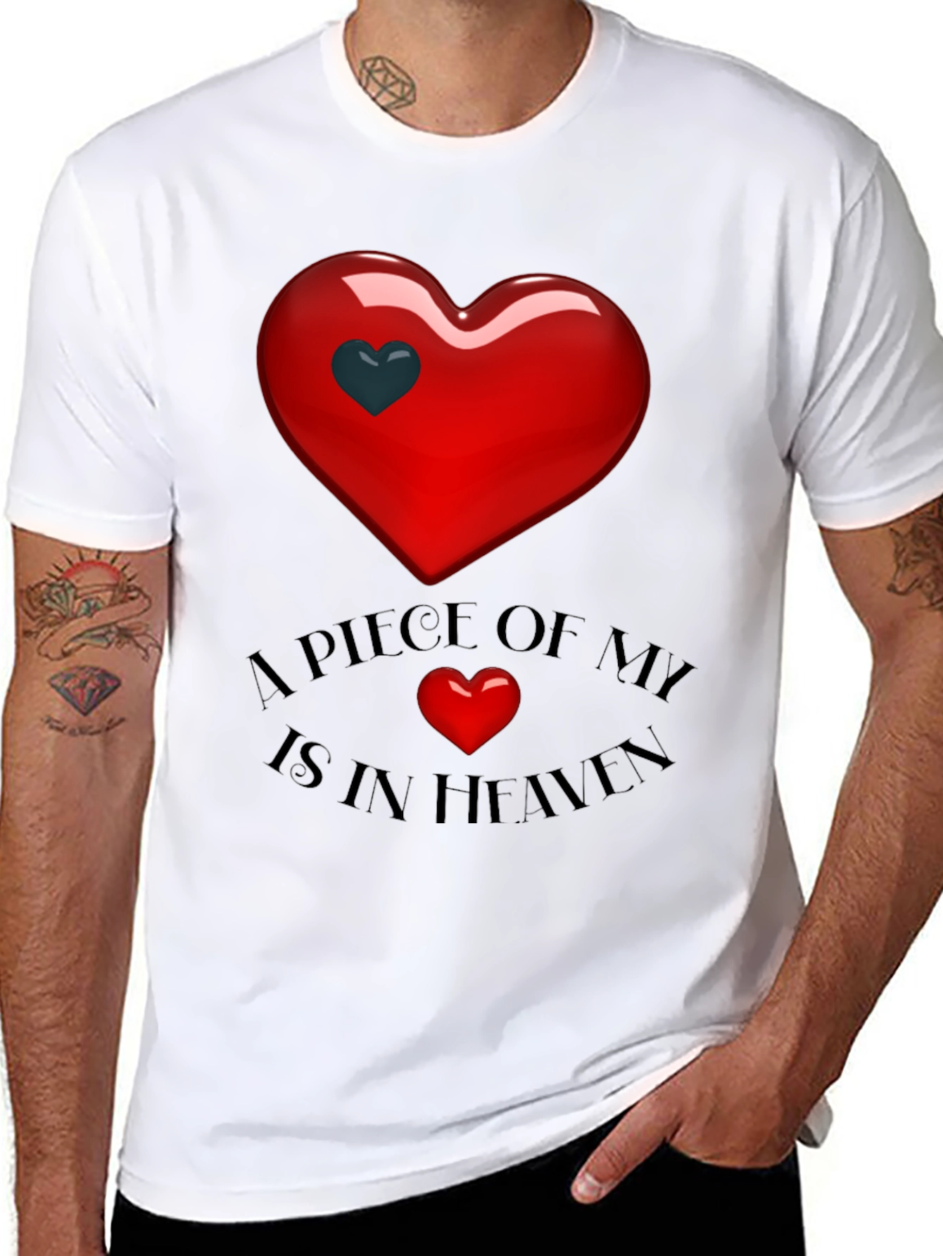 A Piece Of My Heart Is In Heaven T-Shirt