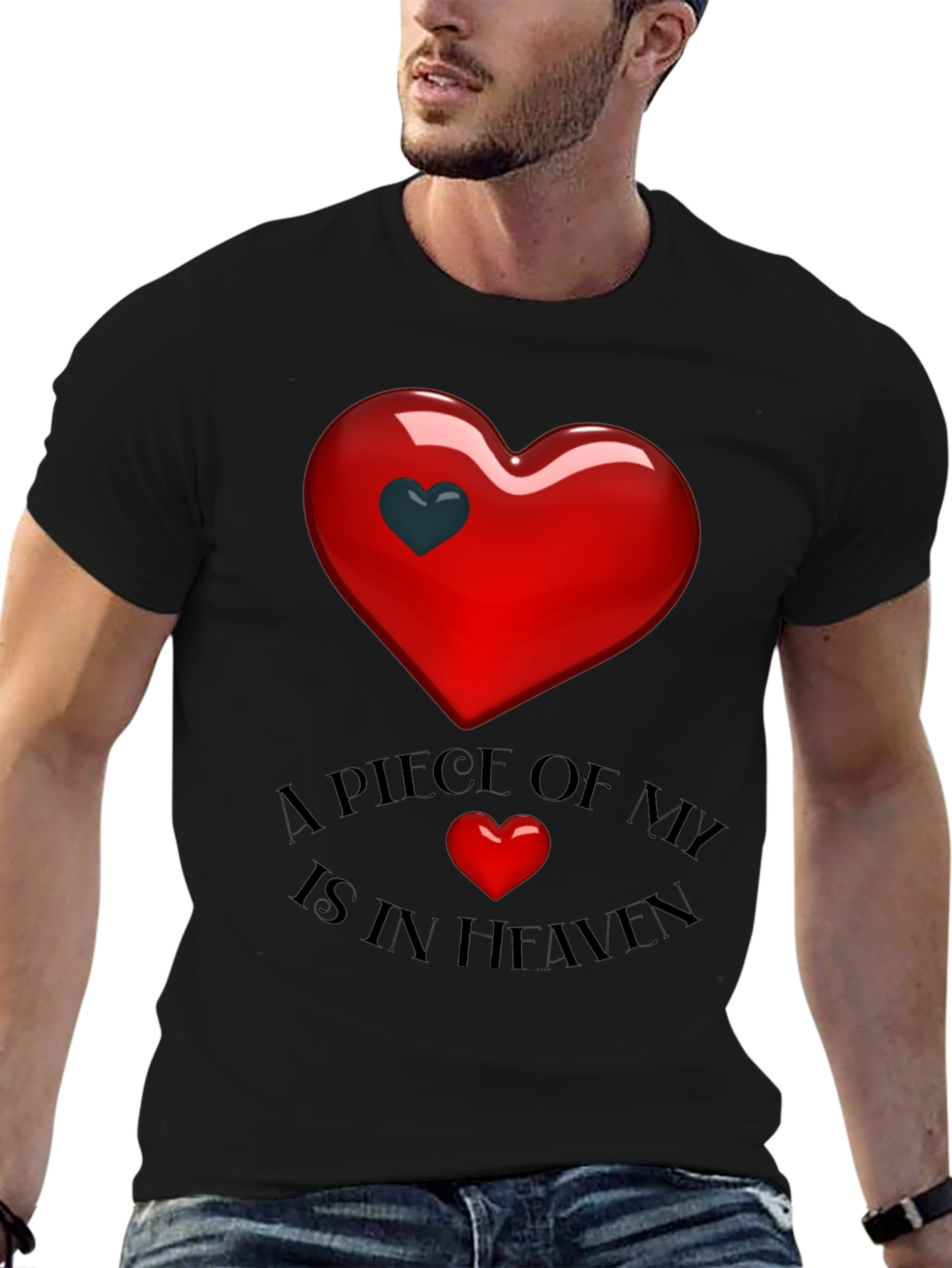 A Piece Of My Heart Is In Heaven T-Shirt