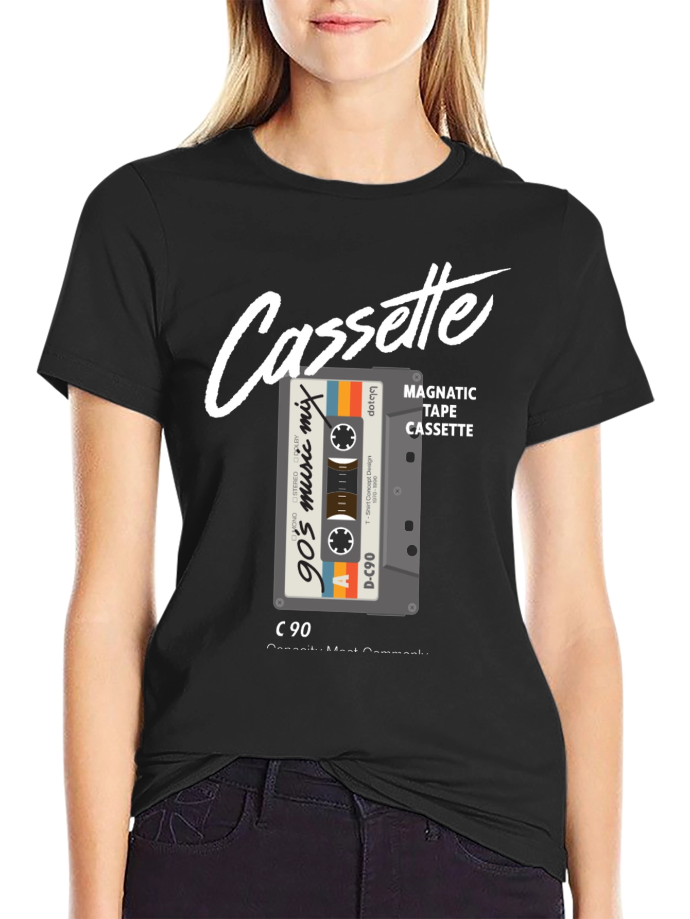 90s Cassette Mix Tape Graphic T-Shirt
