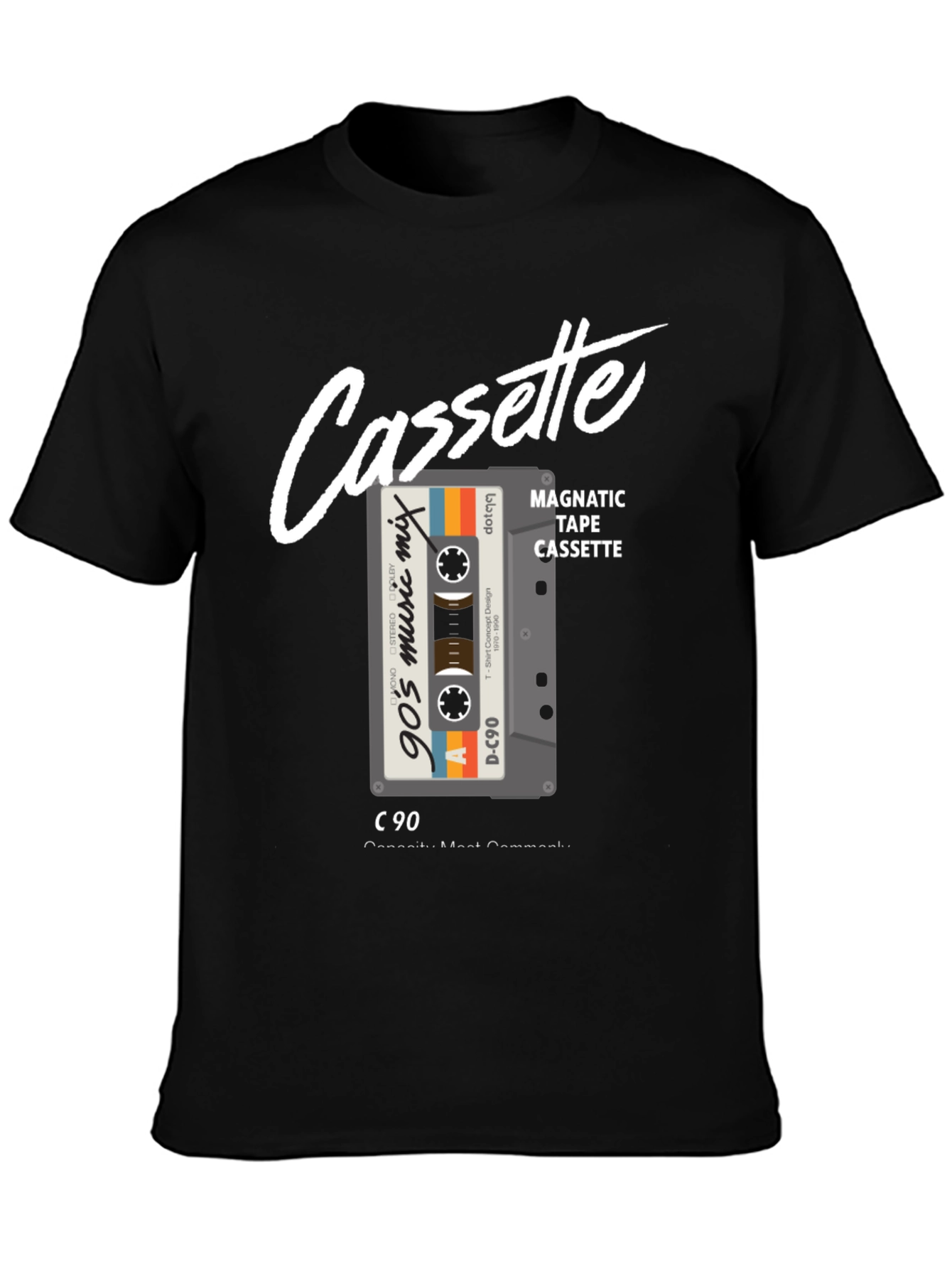 90s Cassette Mix Tape Graphic T-Shirt