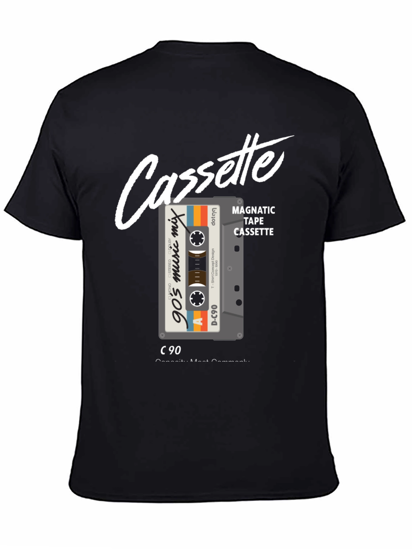 90s Cassette Mix Tape Graphic T-Shirt