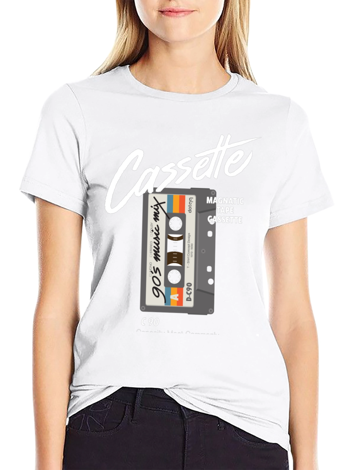 90s Cassette Mix Tape Graphic T-Shirt