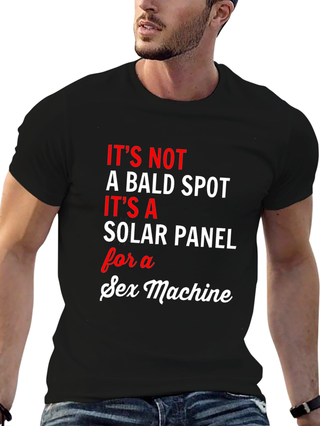 Funny Solar Panel Sex Machine Graphic Tee