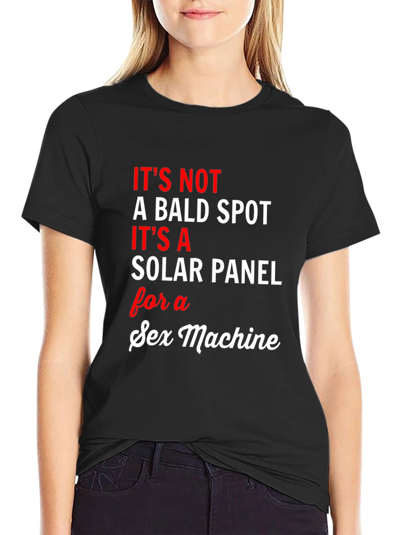 Funny Solar Panel Sex Machine Graphic Tee