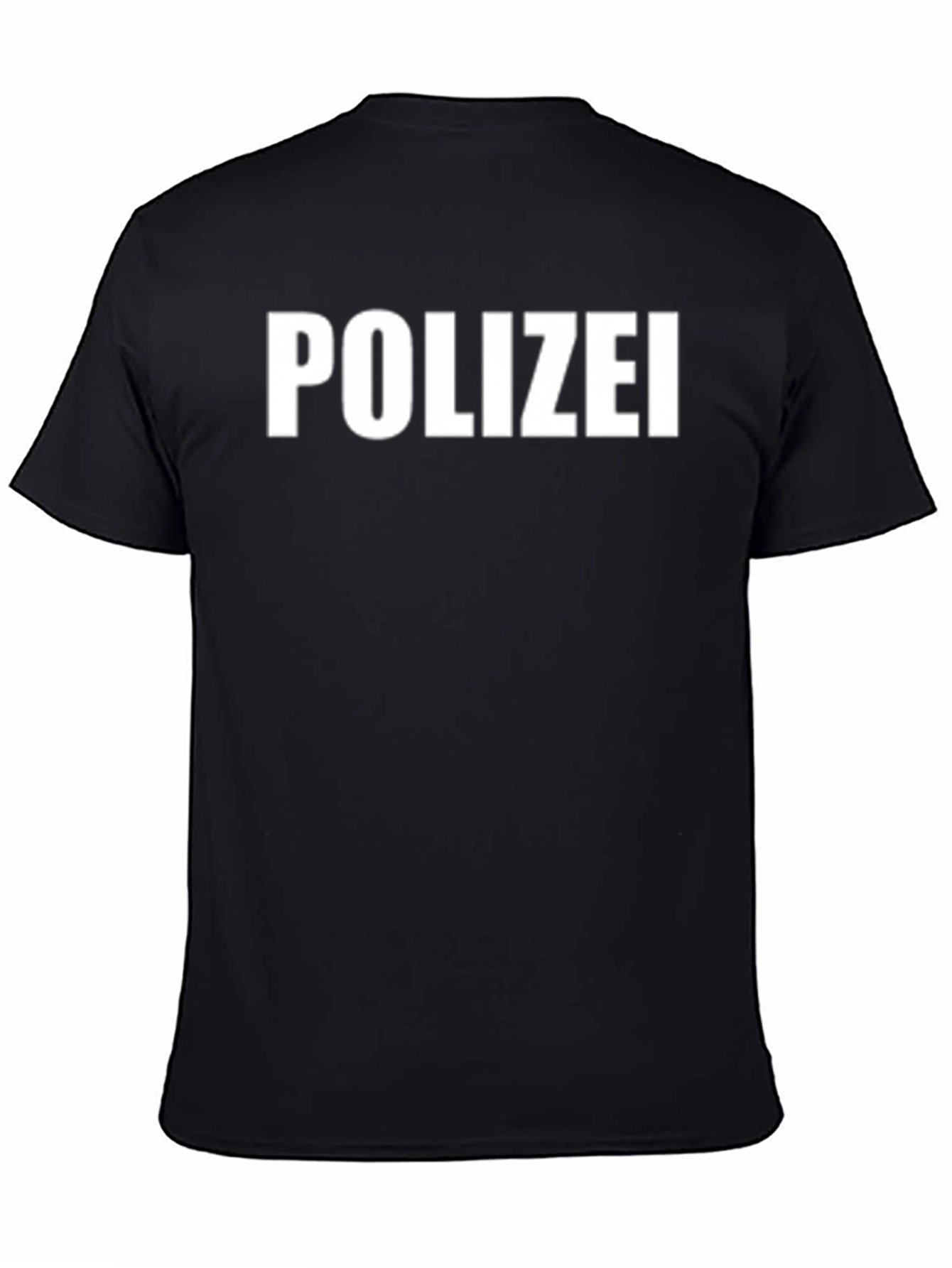 Polizei T-Shirt - Black Cotton Tee
