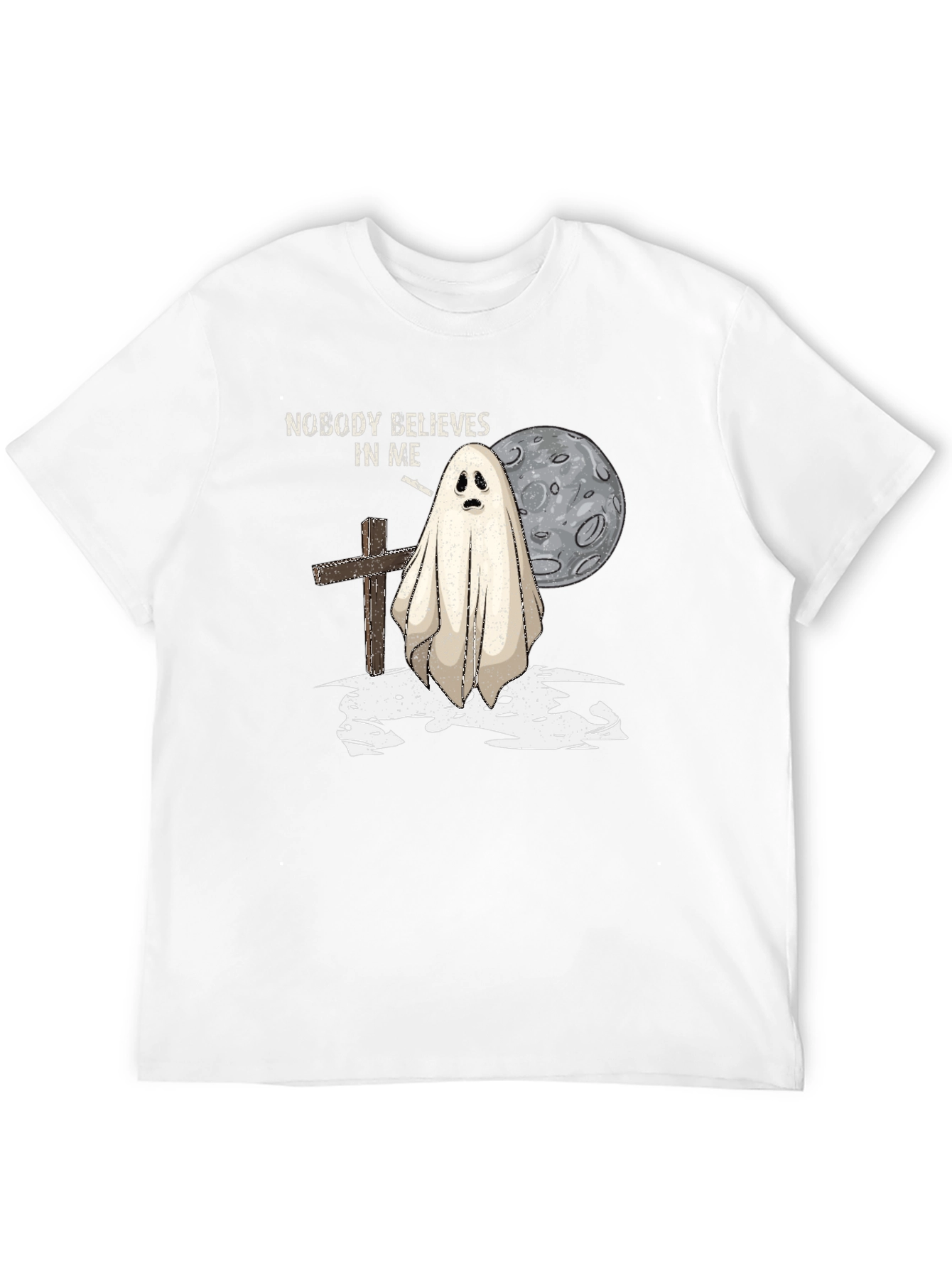 Ghostly Tee: Nobody Believes In Me Graphic T-Shirt