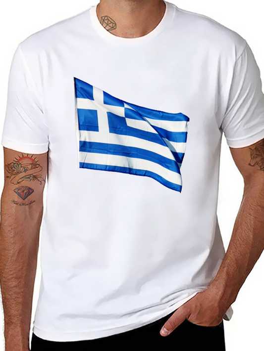Greek Flag T-Shirt - Show Your Pride!