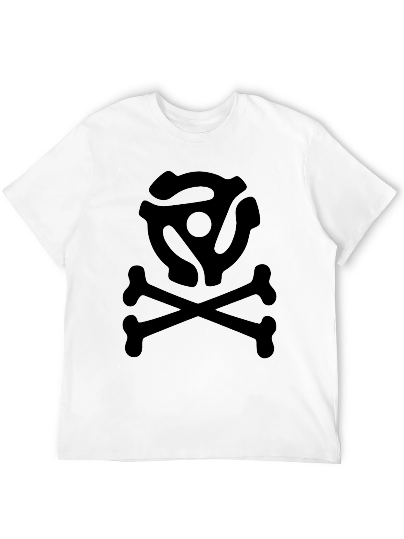 Record Adapter Skull & Crossbones T-Shirt