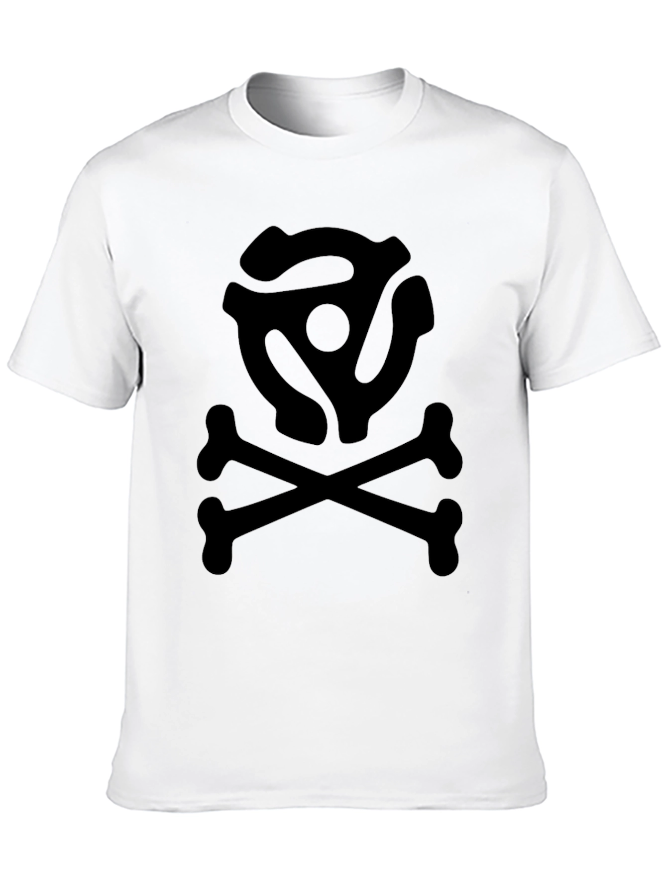 Record Adapter Skull & Crossbones T-Shirt