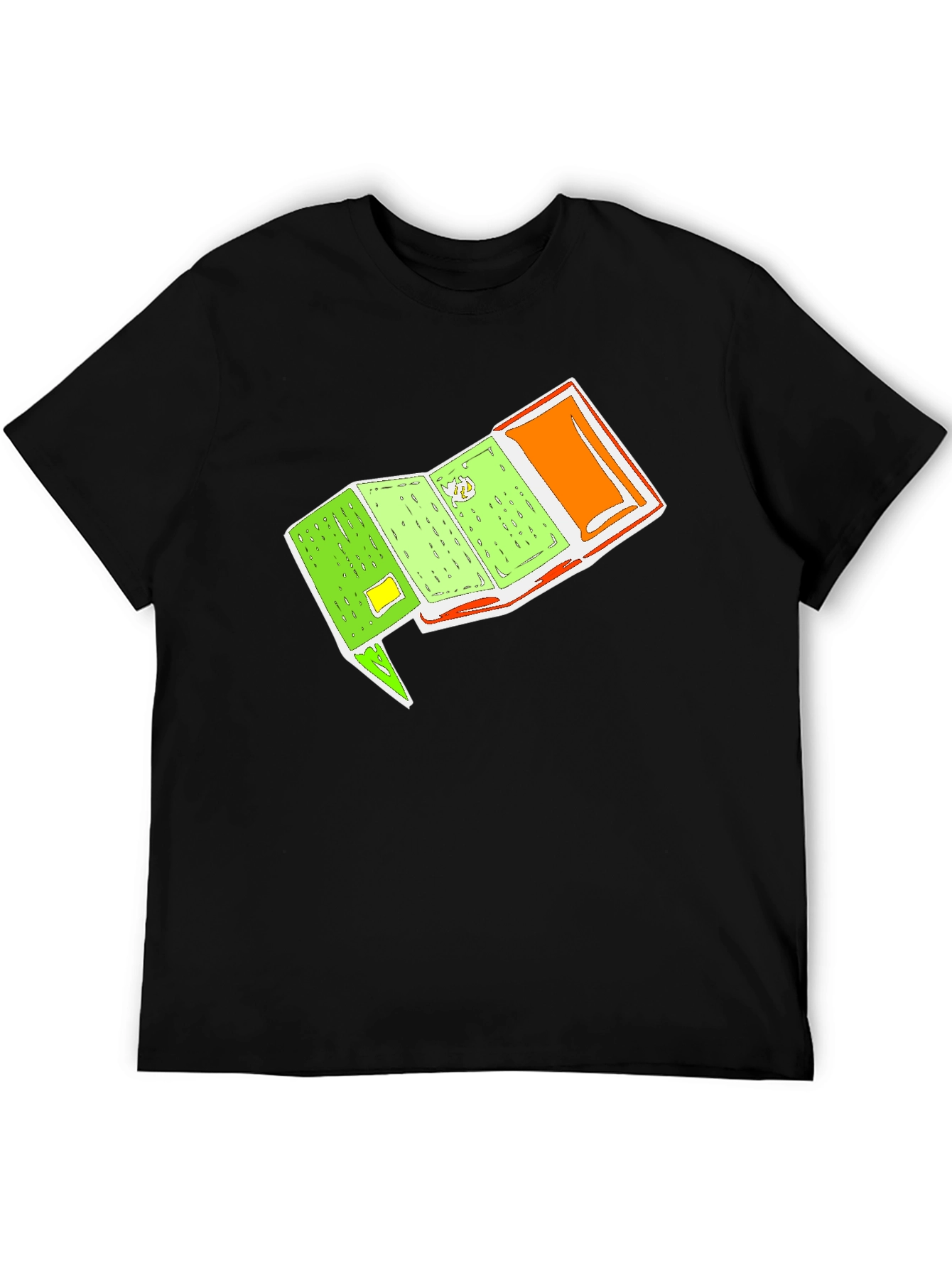 Cartoon Passport Graphic Tee - Unique Travel Shirt