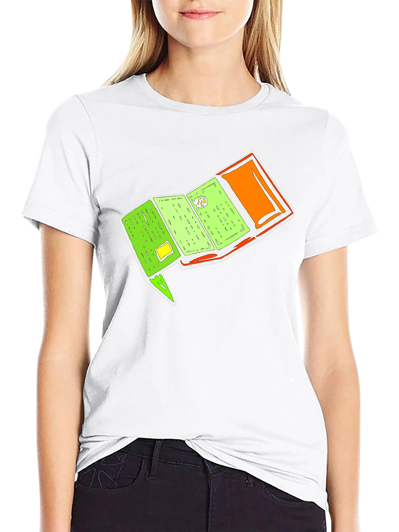 Cartoon Passport Graphic Tee - Unique Travel Shirt