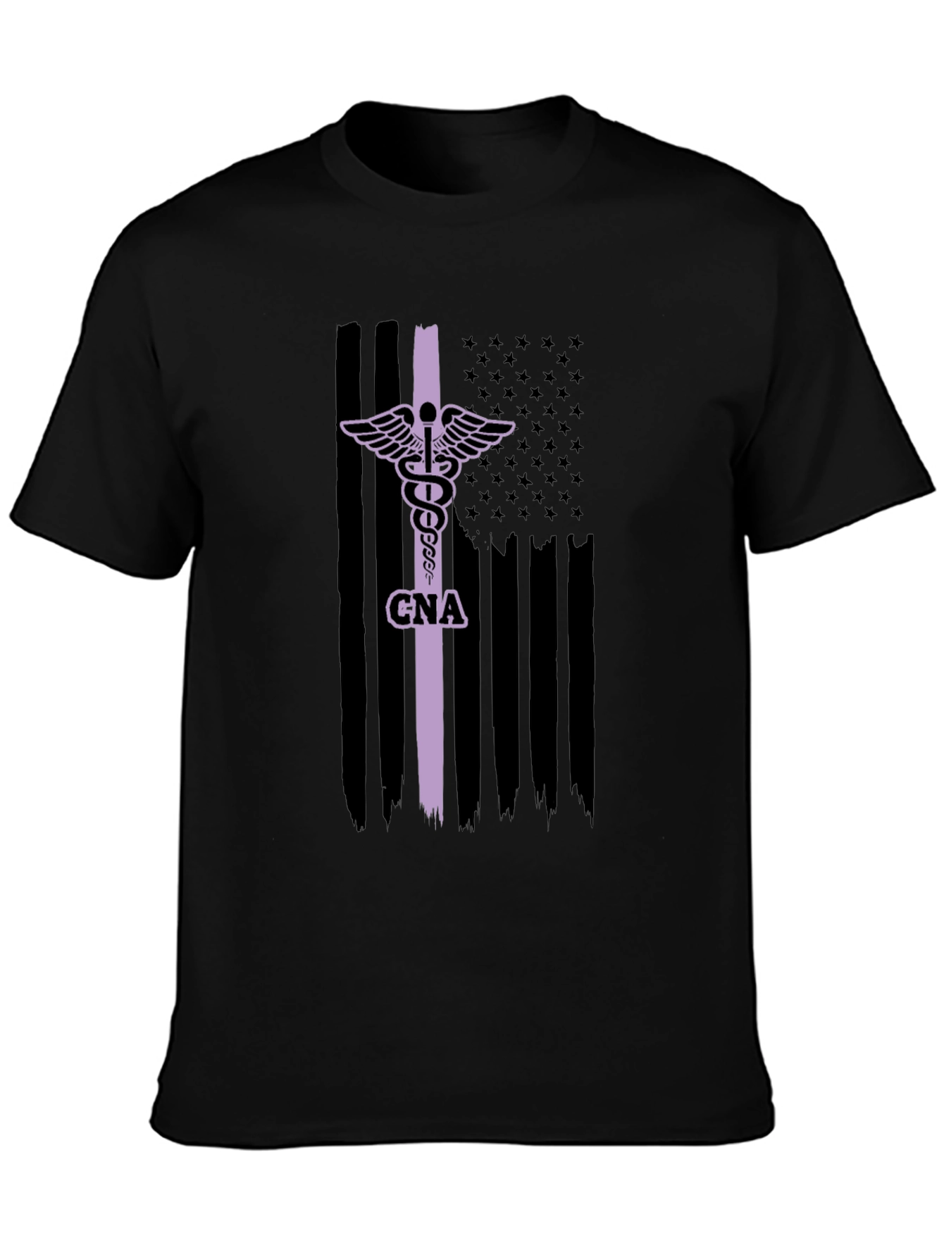 CNA American Flag T-Shirt - Certified Nursing Assistant Pride