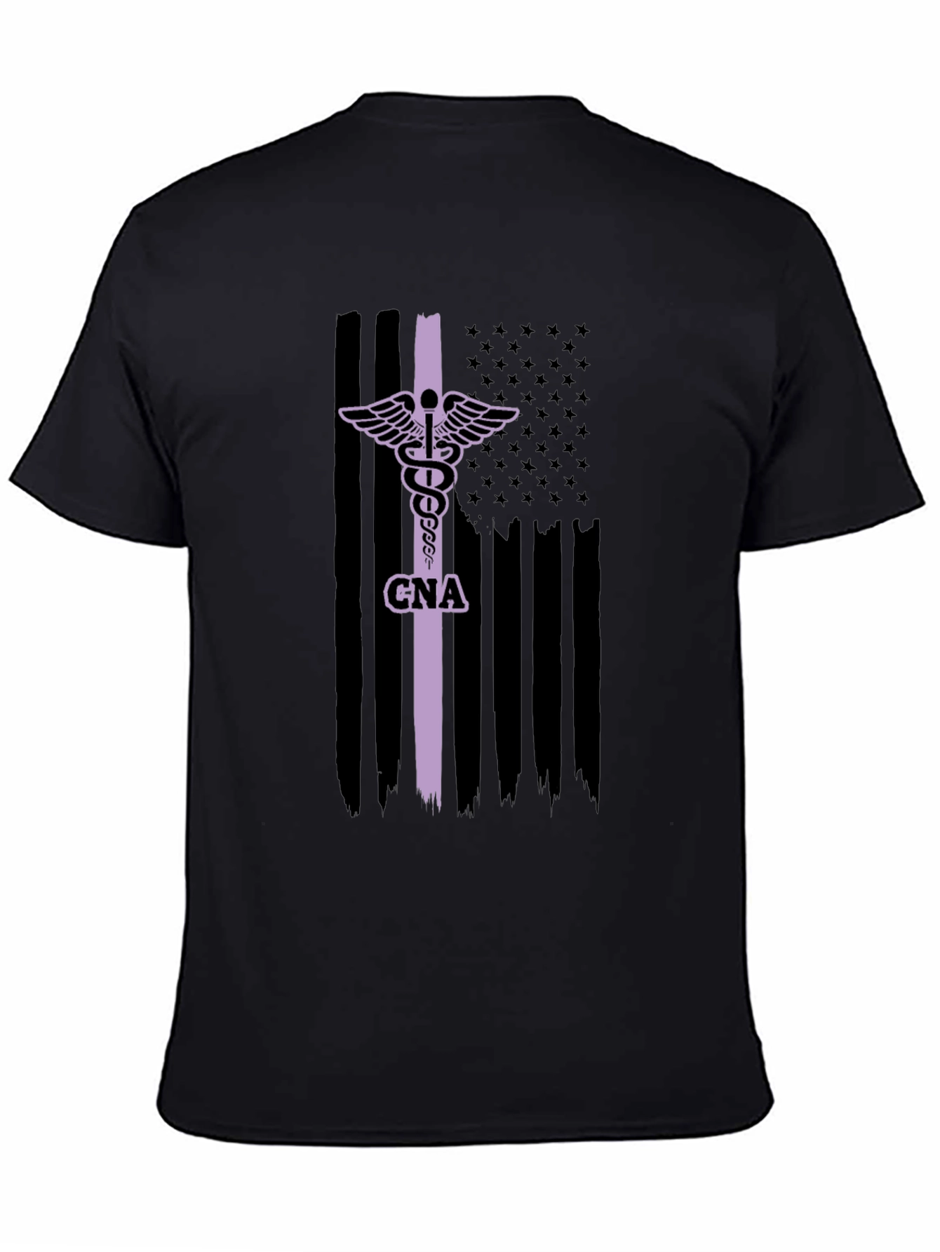 CNA American Flag T-Shirt - Certified Nursing Assistant Pride