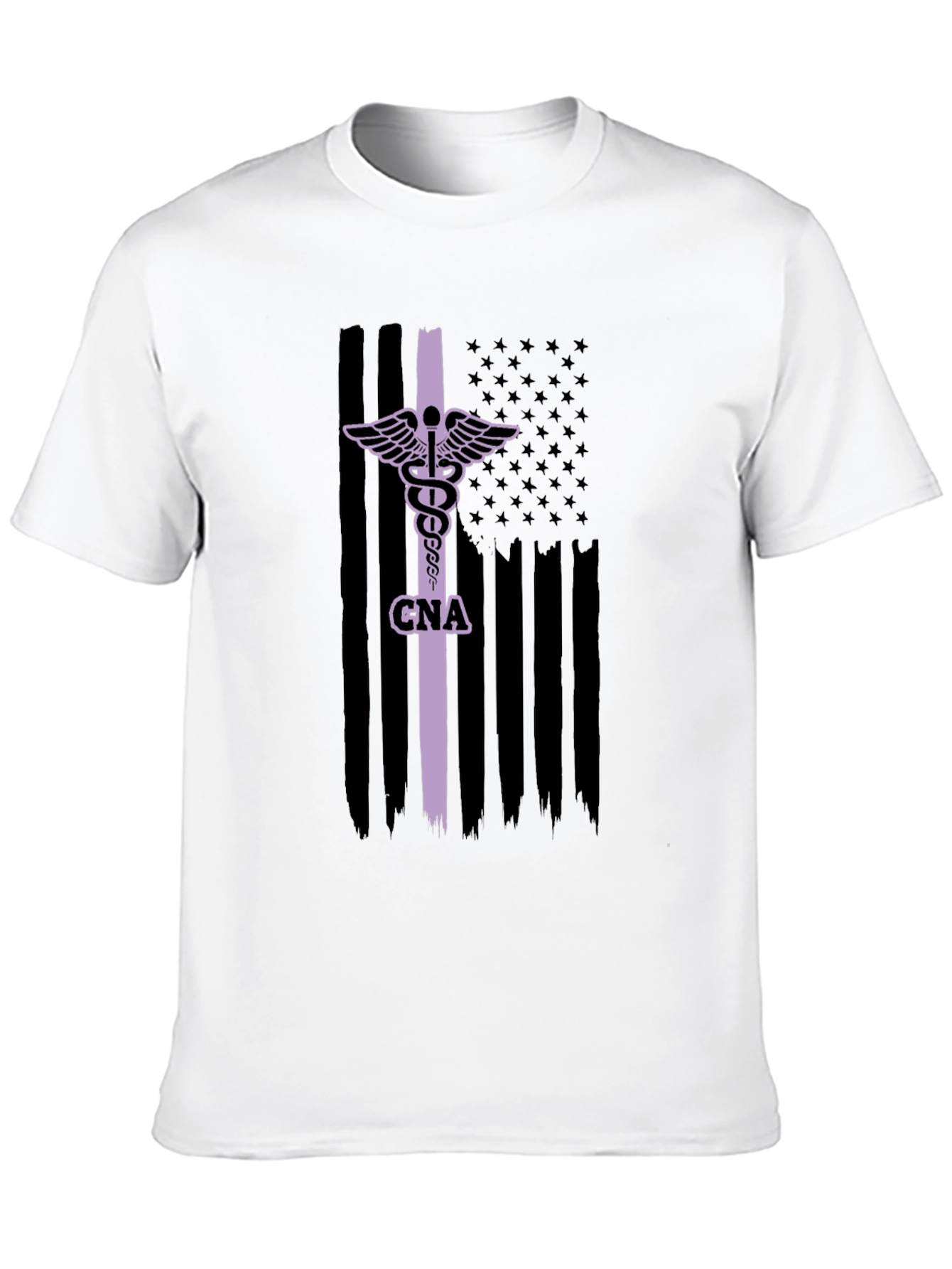 CNA American Flag T-Shirt - Certified Nursing Assistant Pride