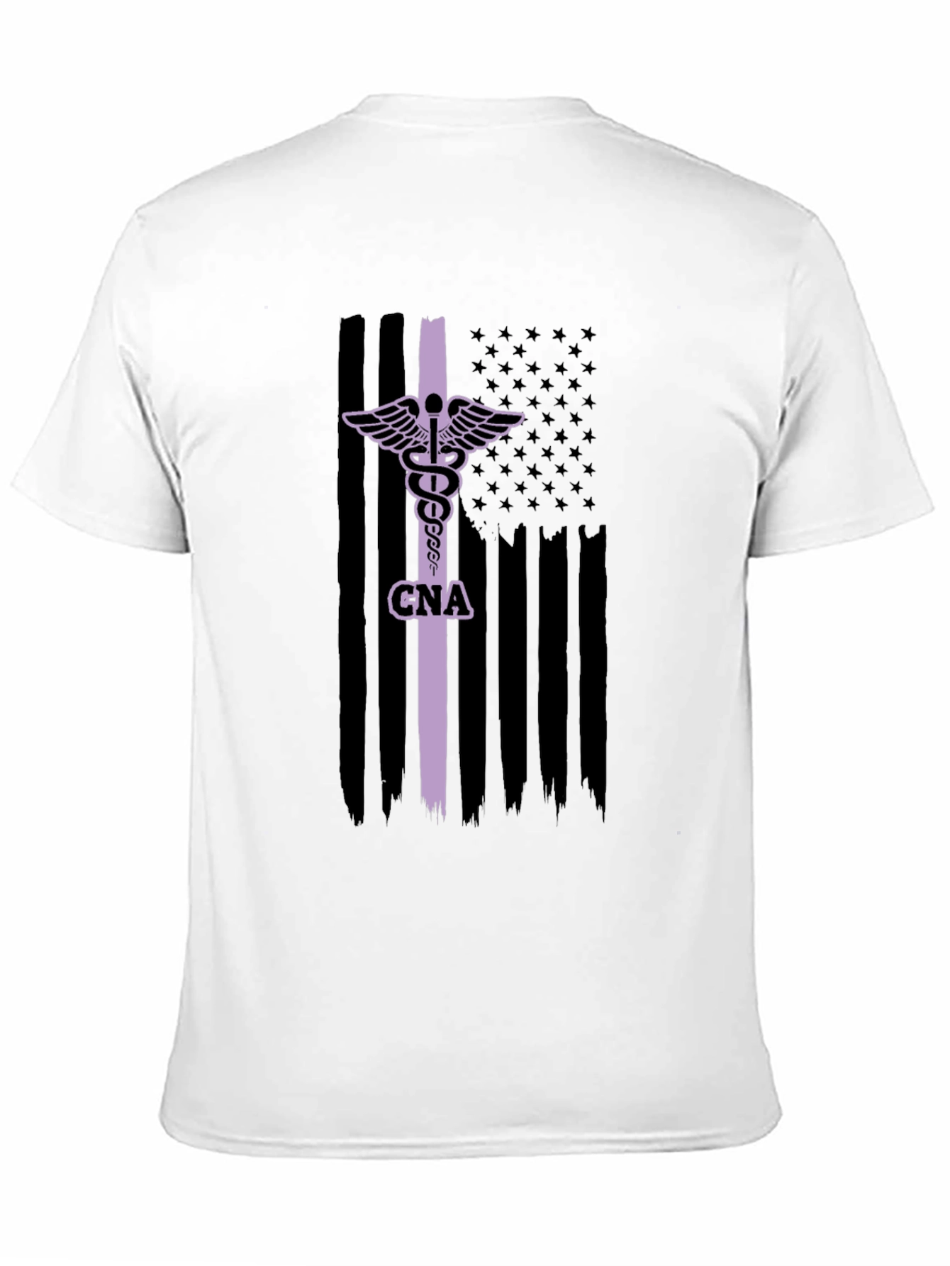 CNA American Flag T-Shirt - Certified Nursing Assistant Pride