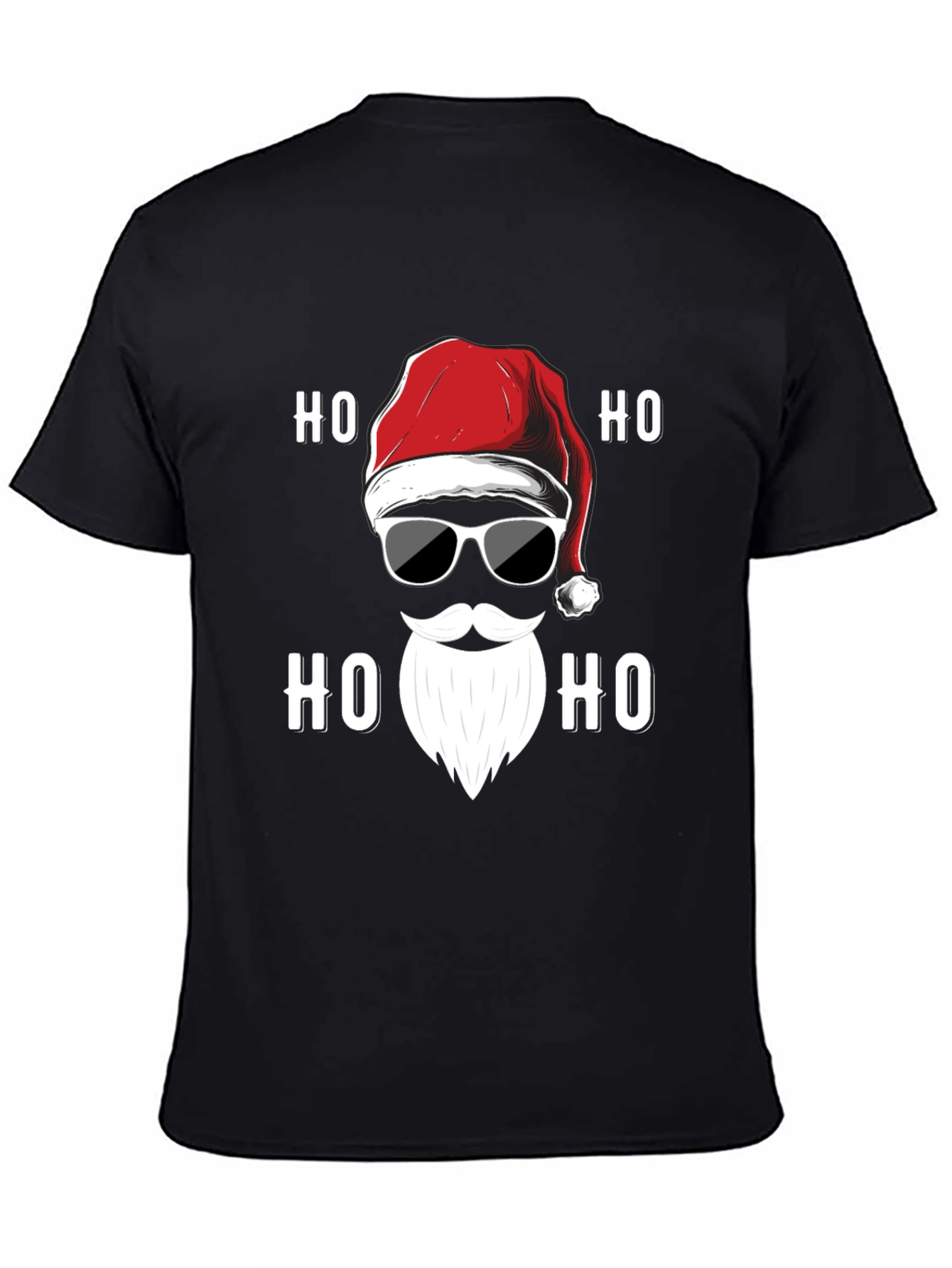 Cool Santa Ho Ho Ho Graphic Tee