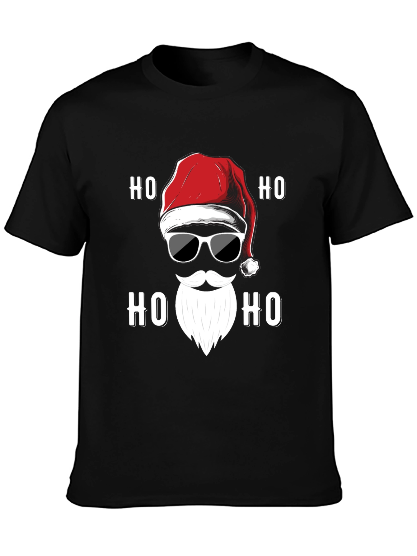 Cool Santa Ho Ho Ho Graphic Tee