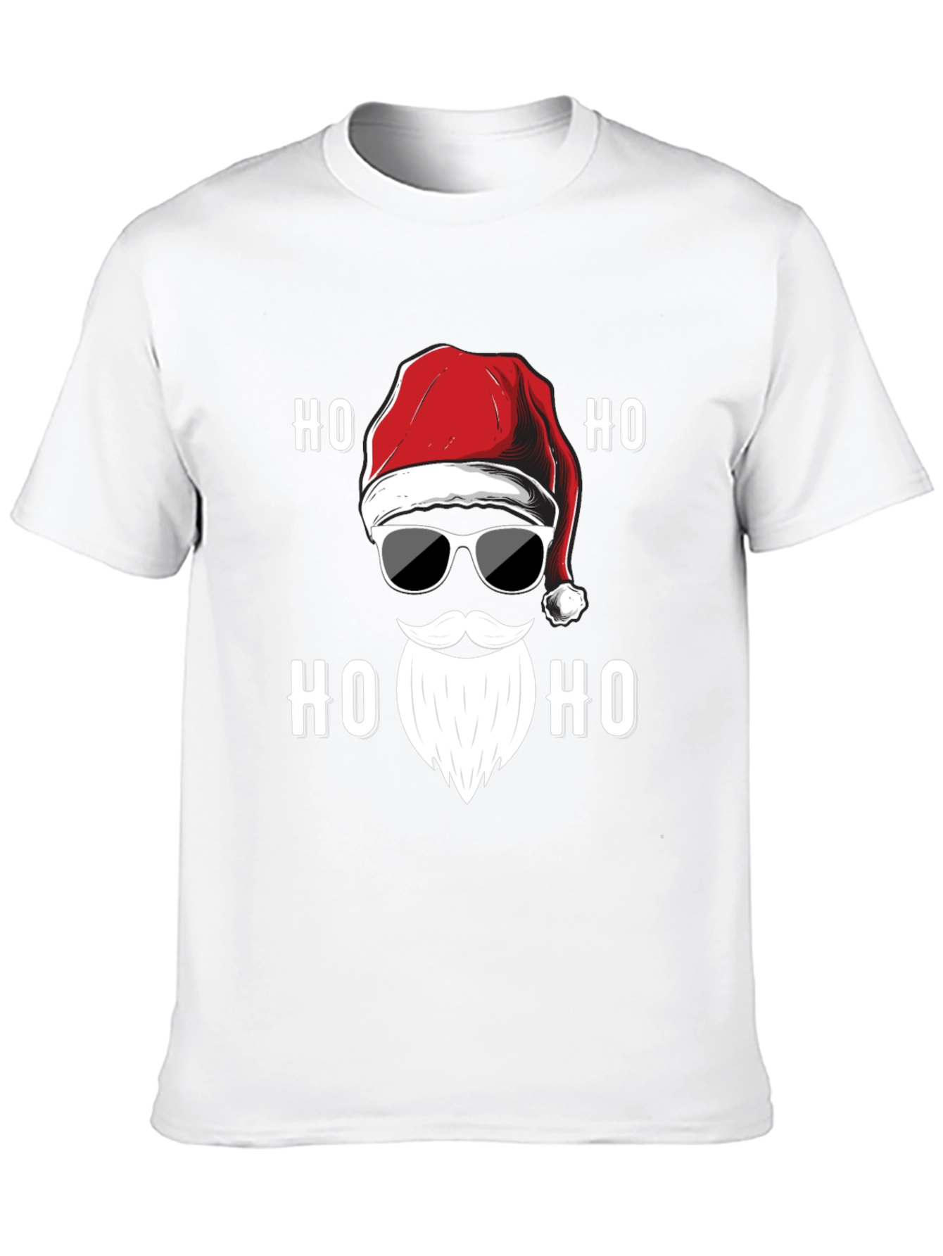Cool Santa Ho Ho Ho Graphic Tee