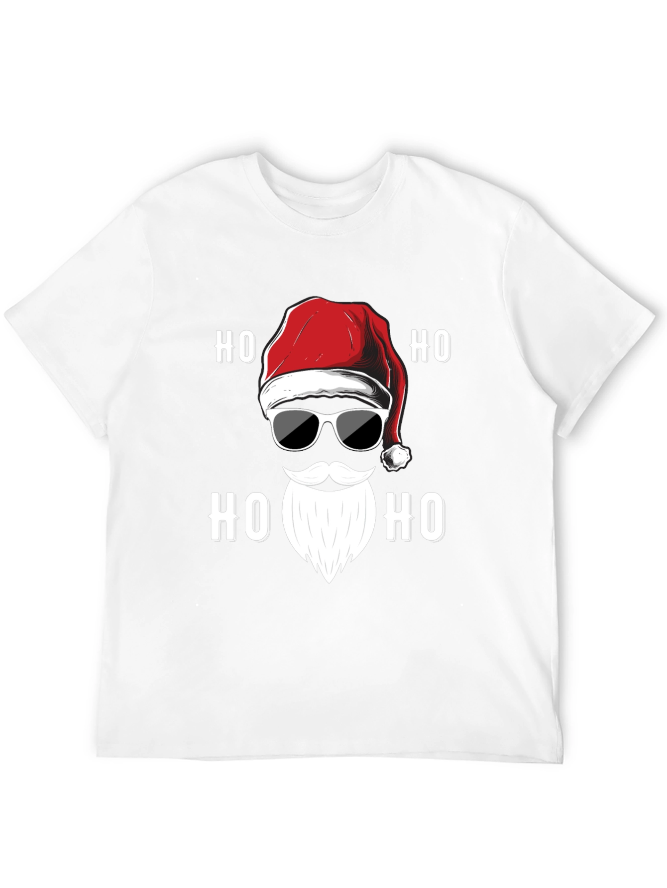 Cool Santa Ho Ho Ho Graphic Tee