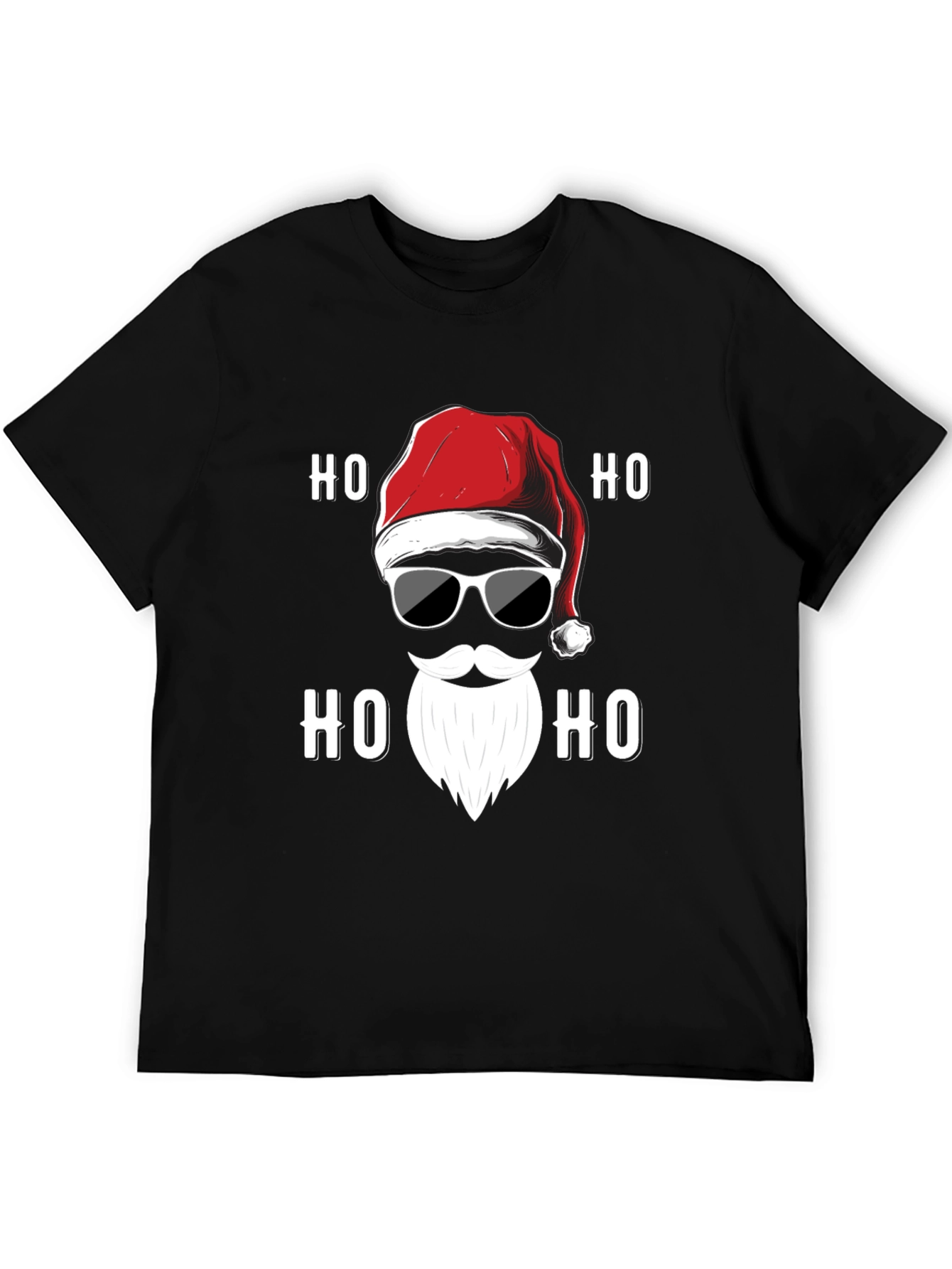 Cool Santa Ho Ho Ho Graphic Tee