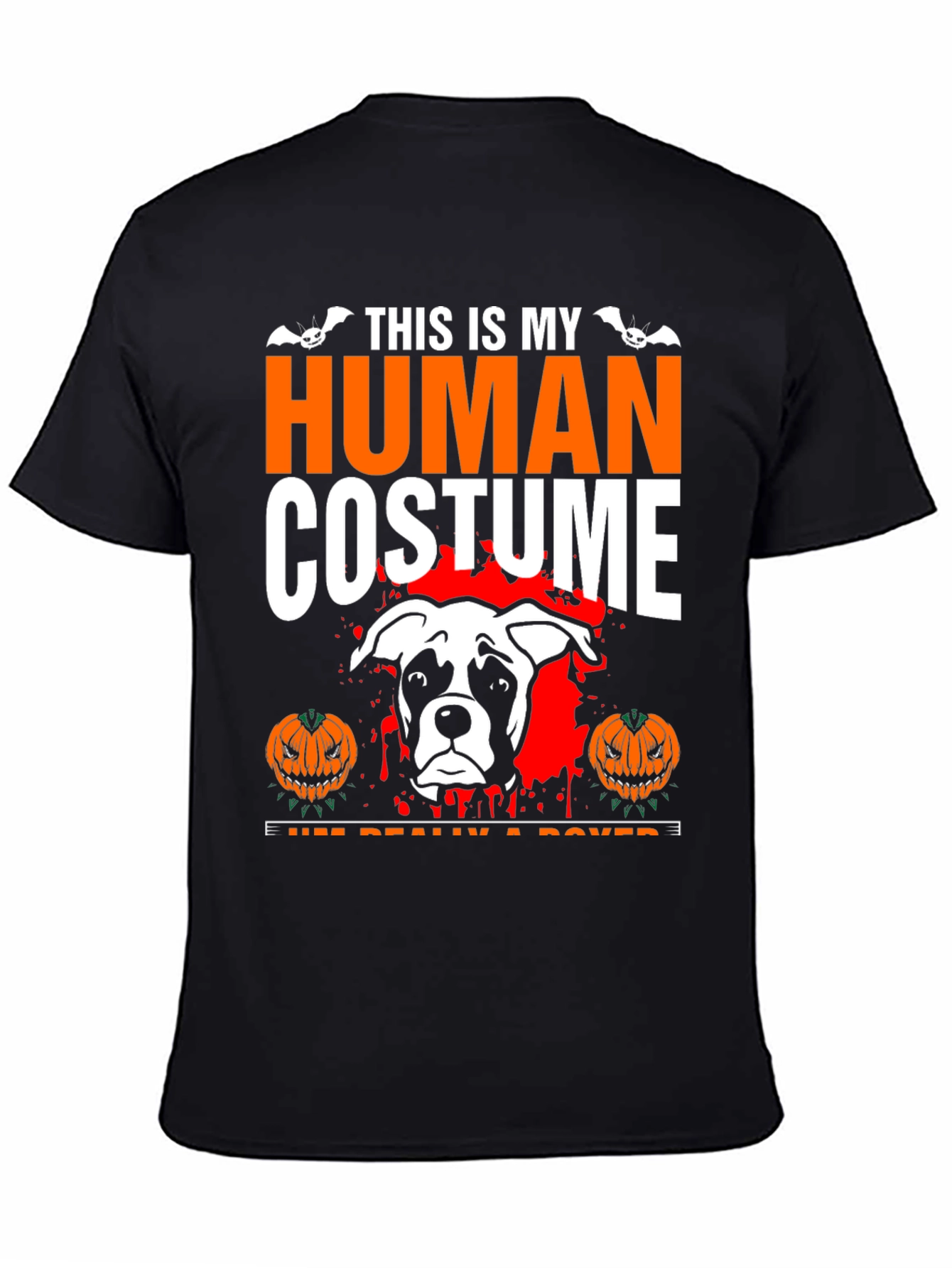 Human Costume Boxer Dog Halloween T-Shirt