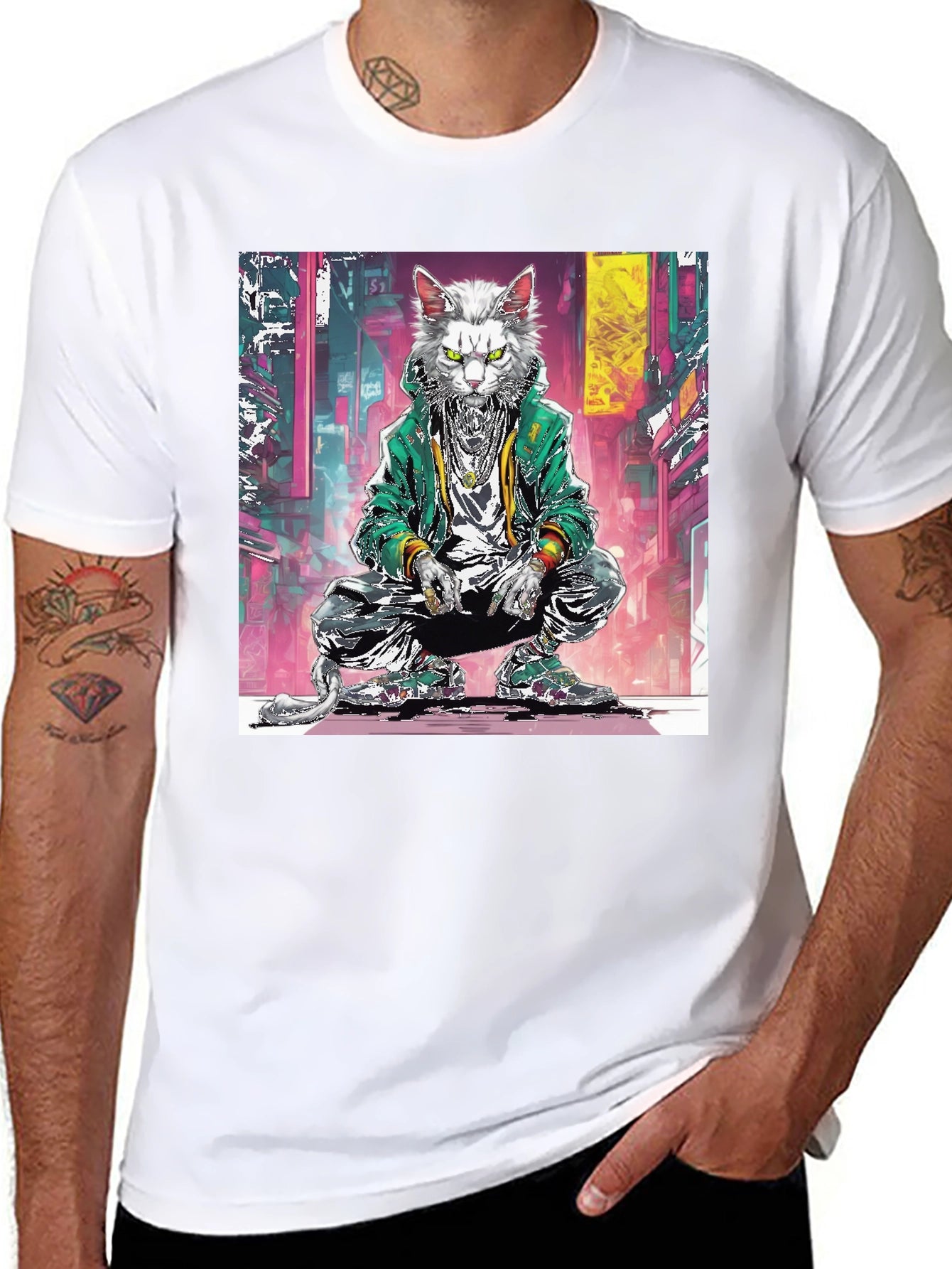 Urban Cat Graphic Tee
