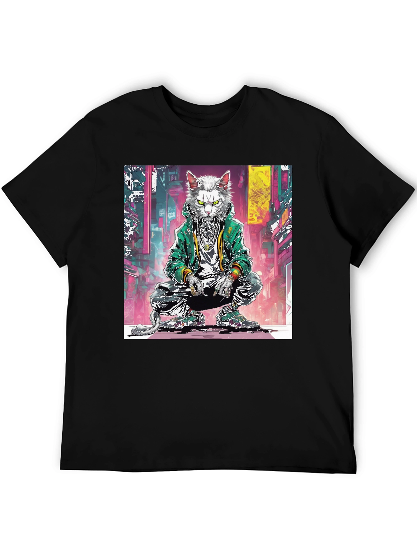Urban Cat Graphic Tee