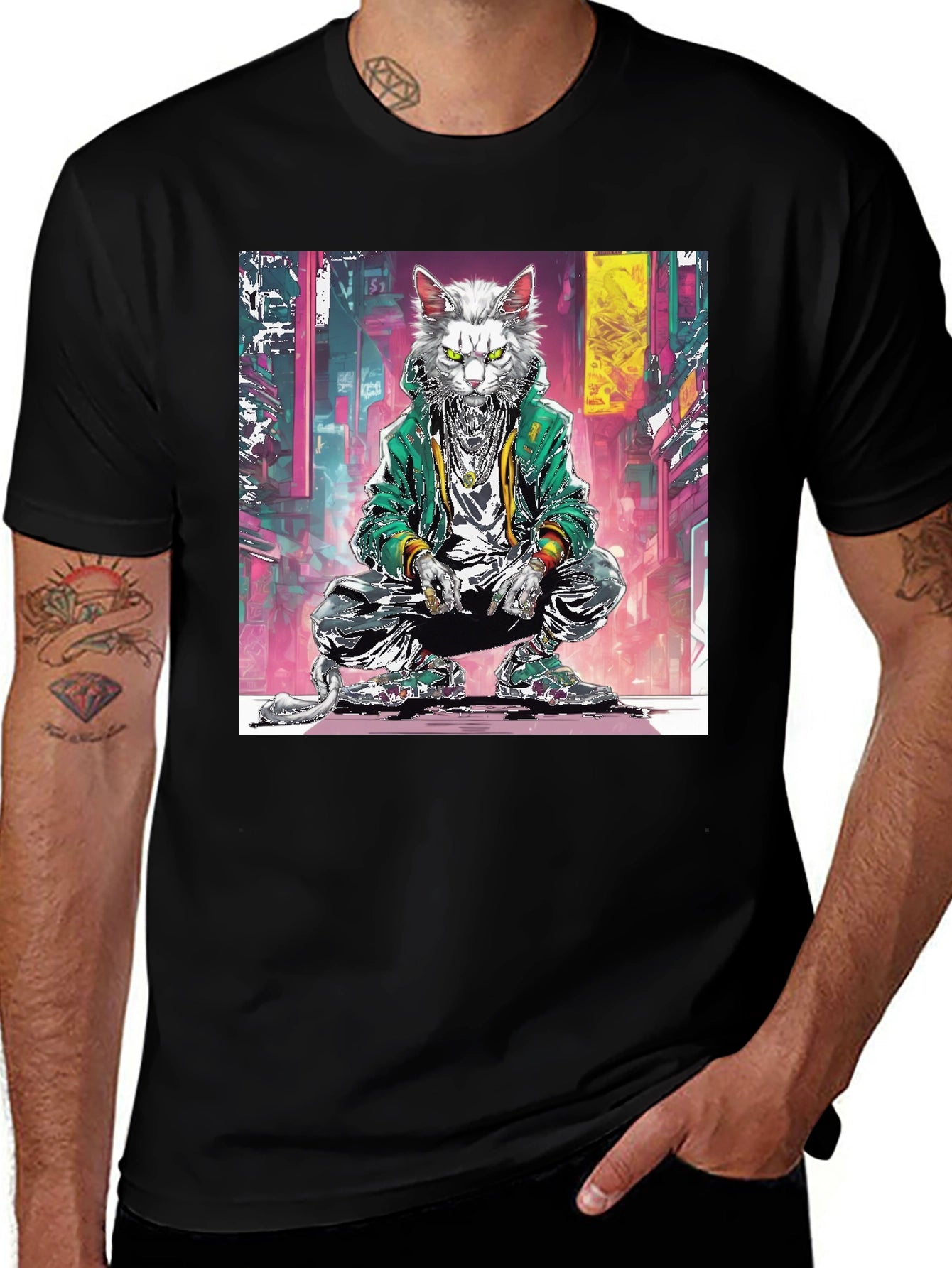 Urban Cat Graphic Tee