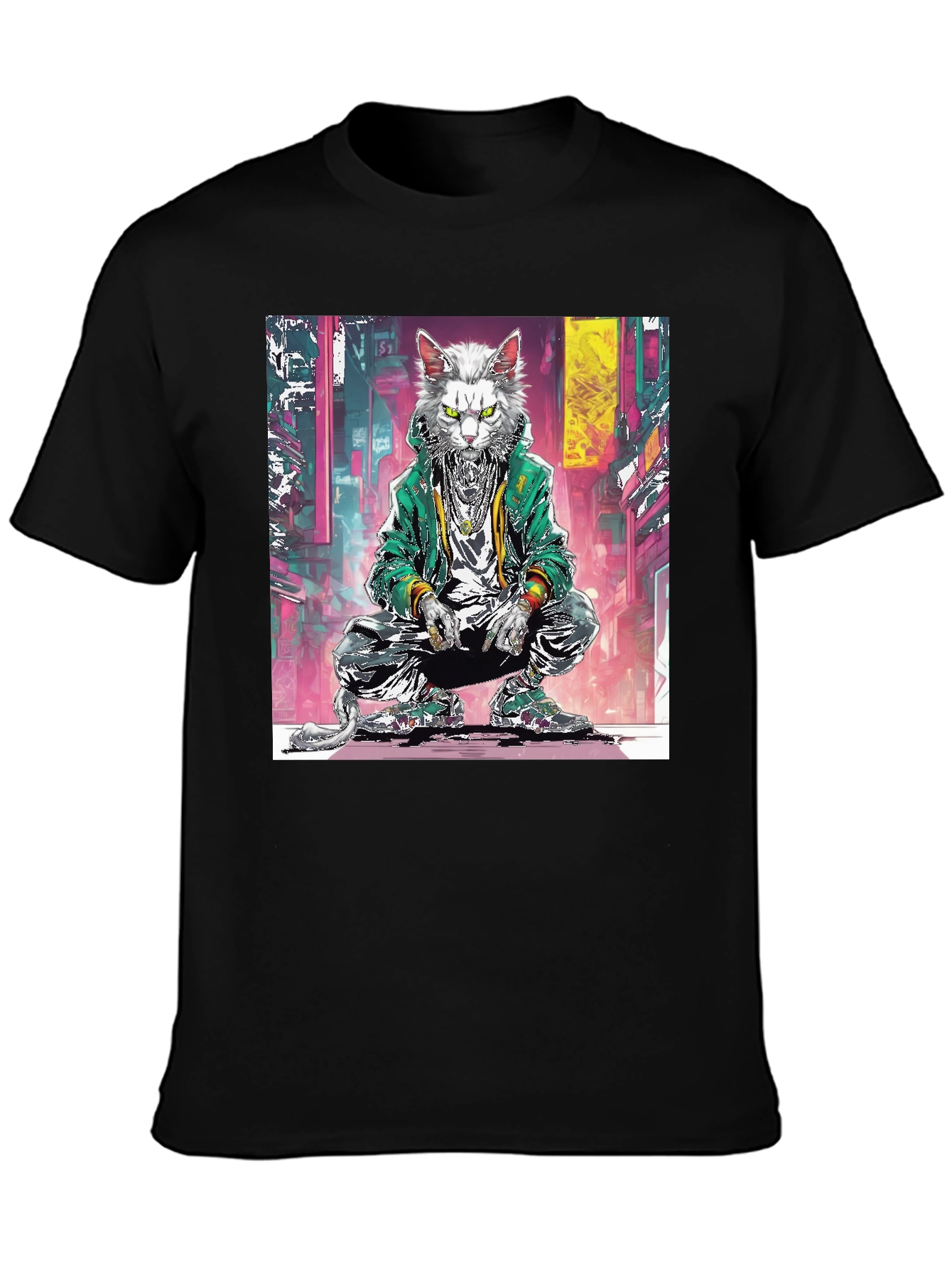 Urban Cat Graphic Tee