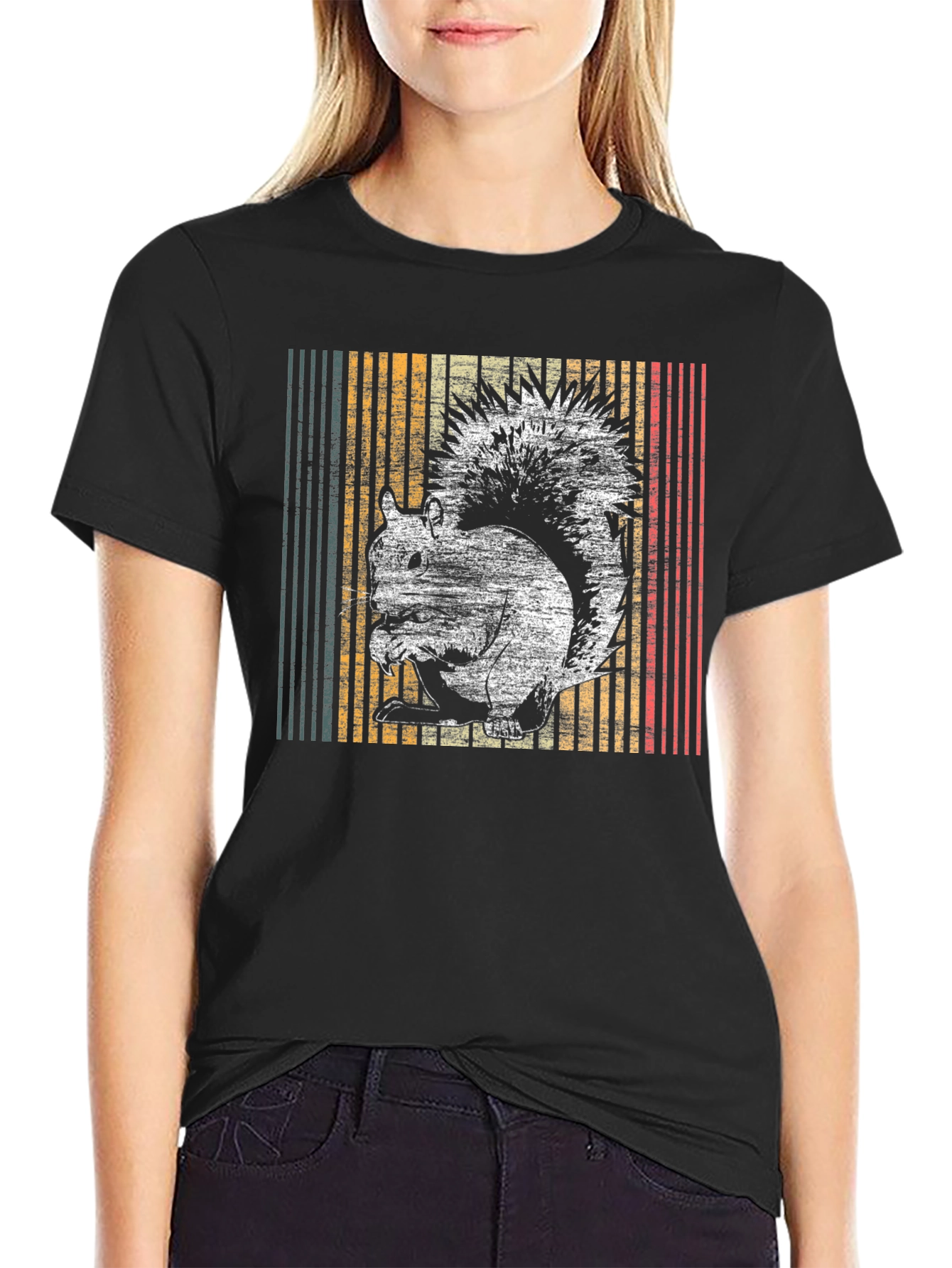 Retro Squirrel Graphic Tee
