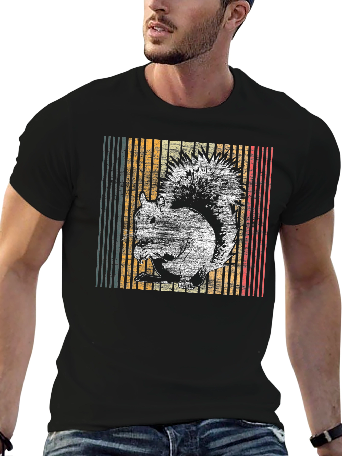 Retro Squirrel Graphic Tee
