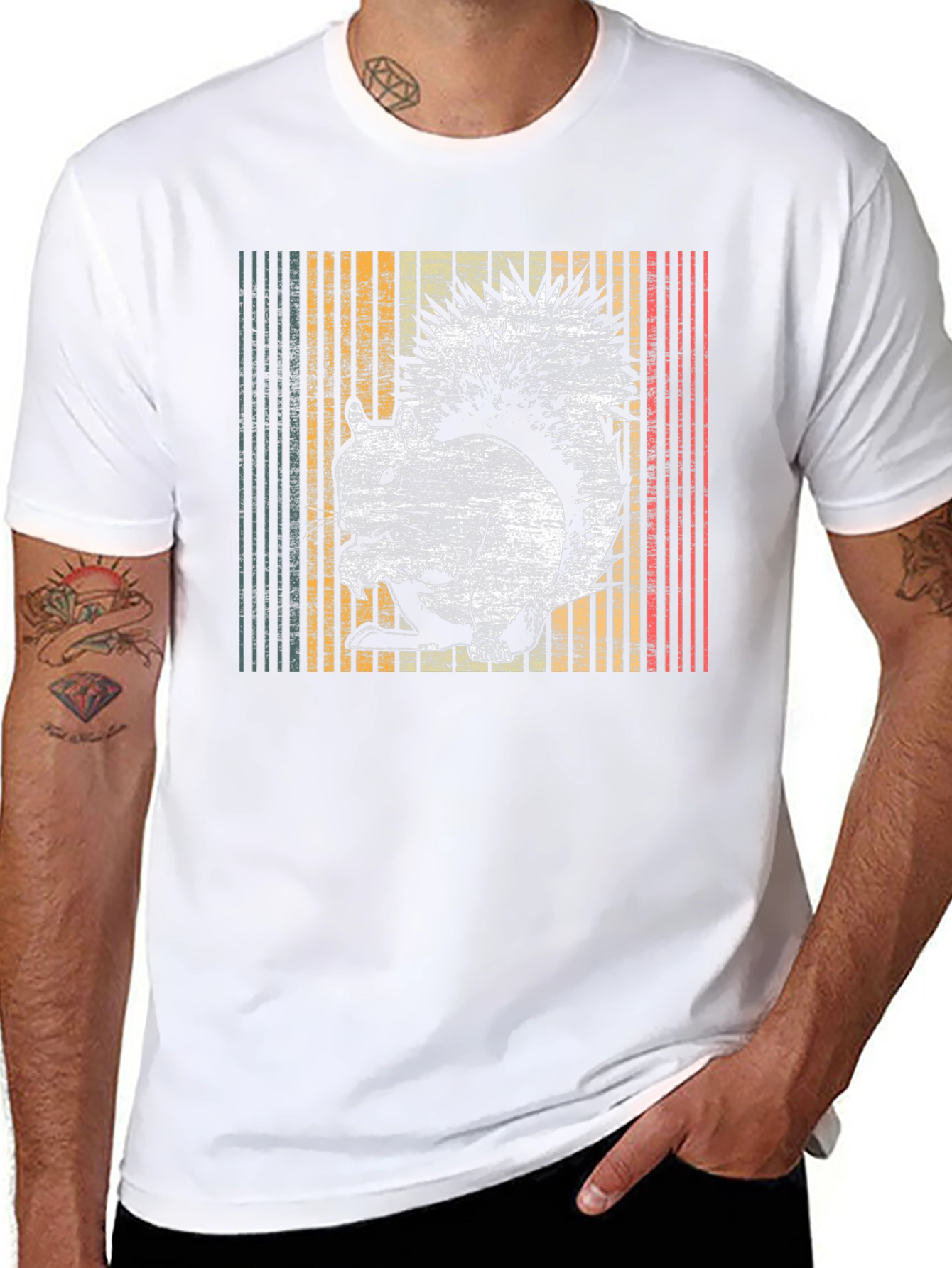 Retro Squirrel Graphic Tee