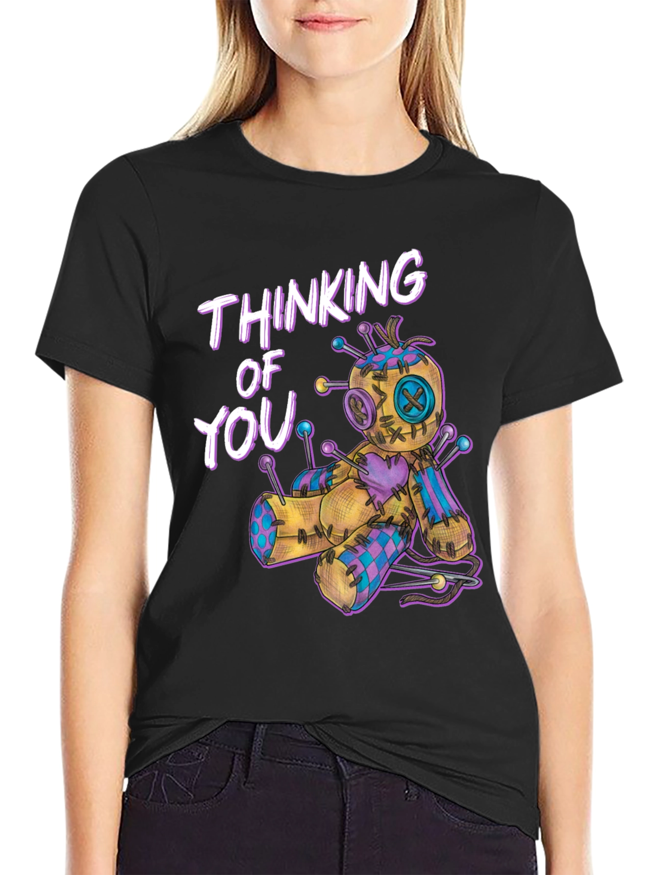 Thinking of You Voodoo Doll T-Shirt