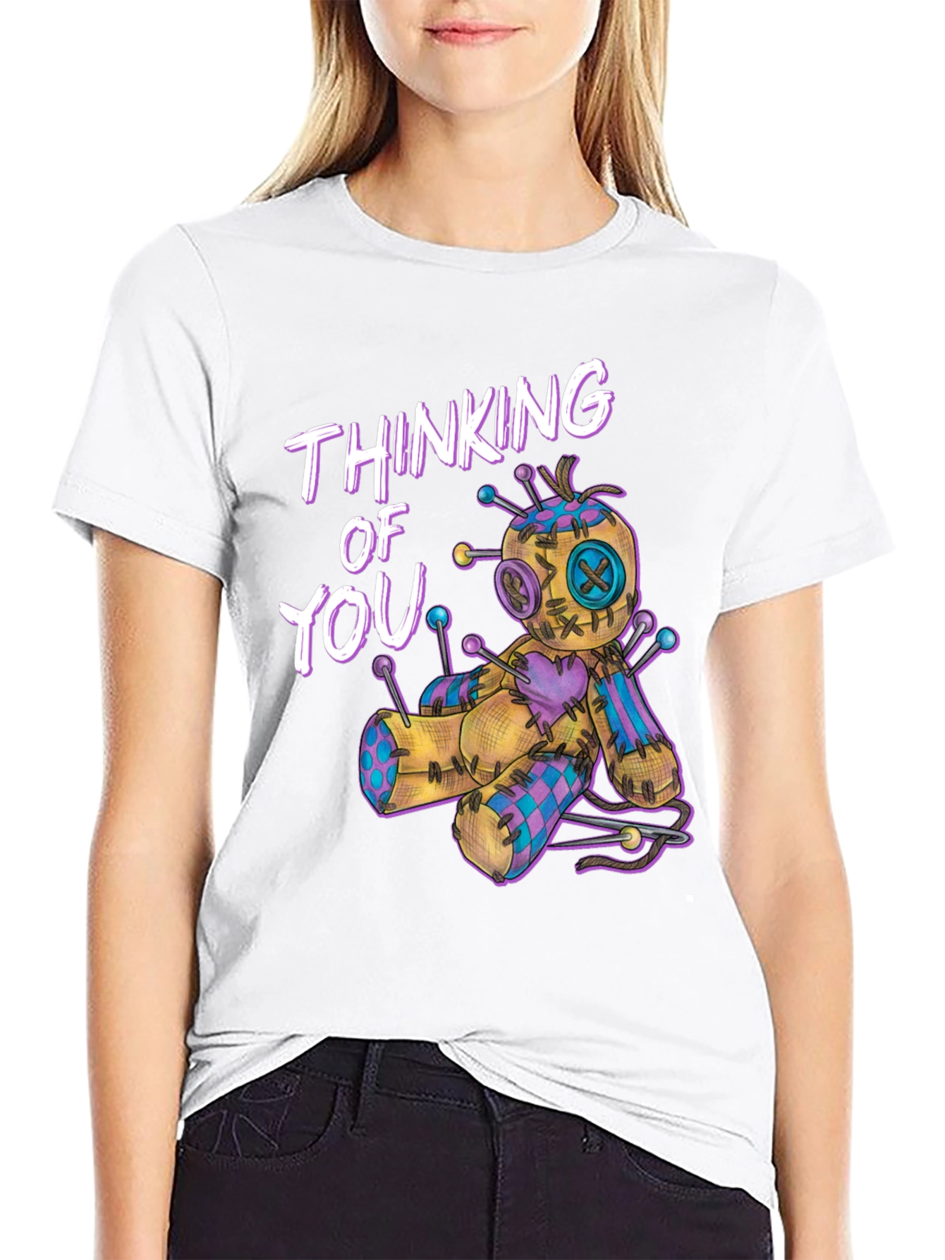 Thinking of You Voodoo Doll T-Shirt