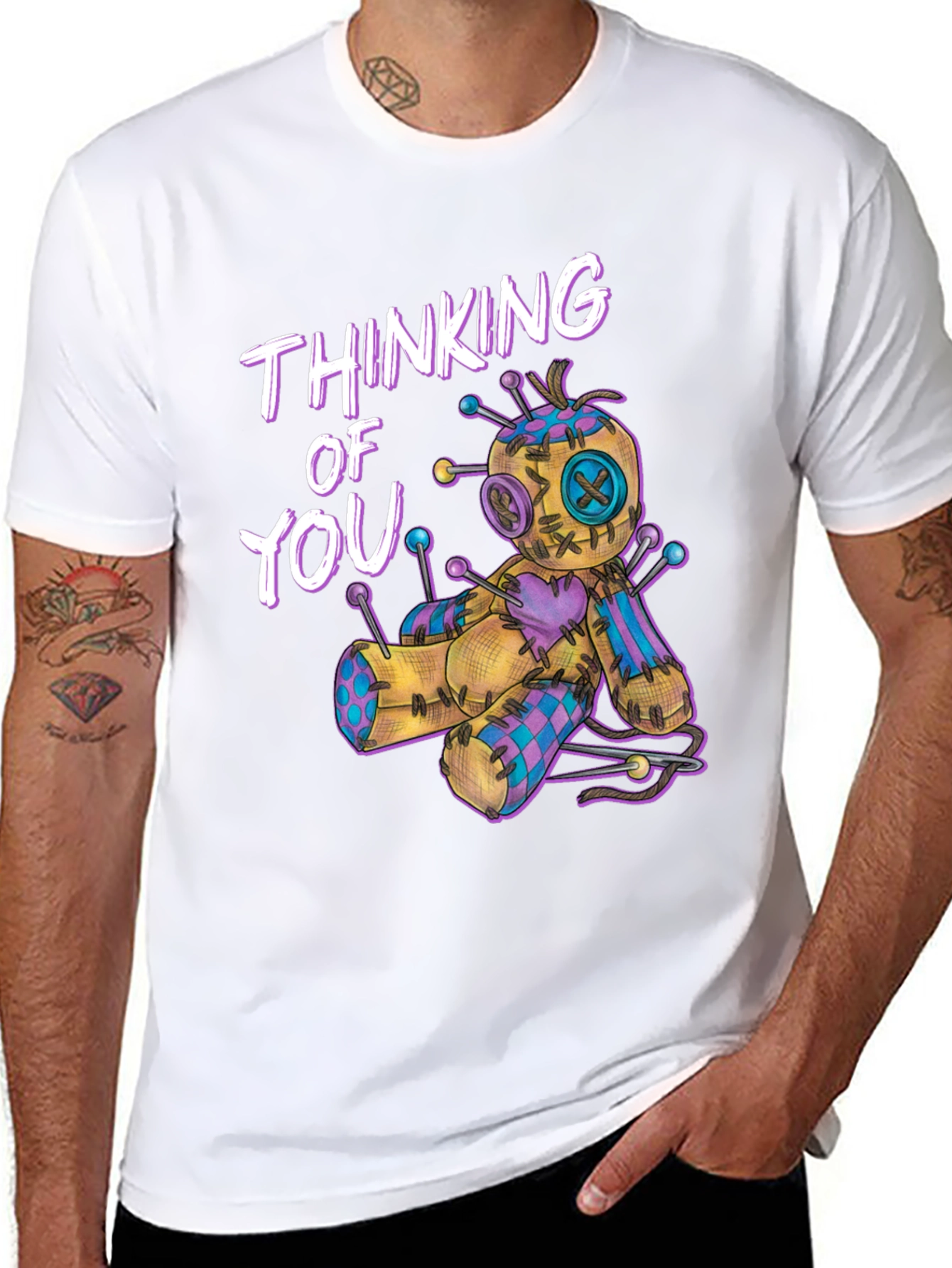 Thinking of You Voodoo Doll T-Shirt